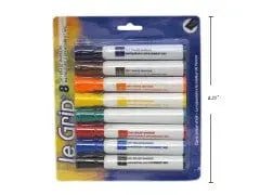 8 DRYERASE MARKER 8 CLRS BLISTERED - Brantford Surplus