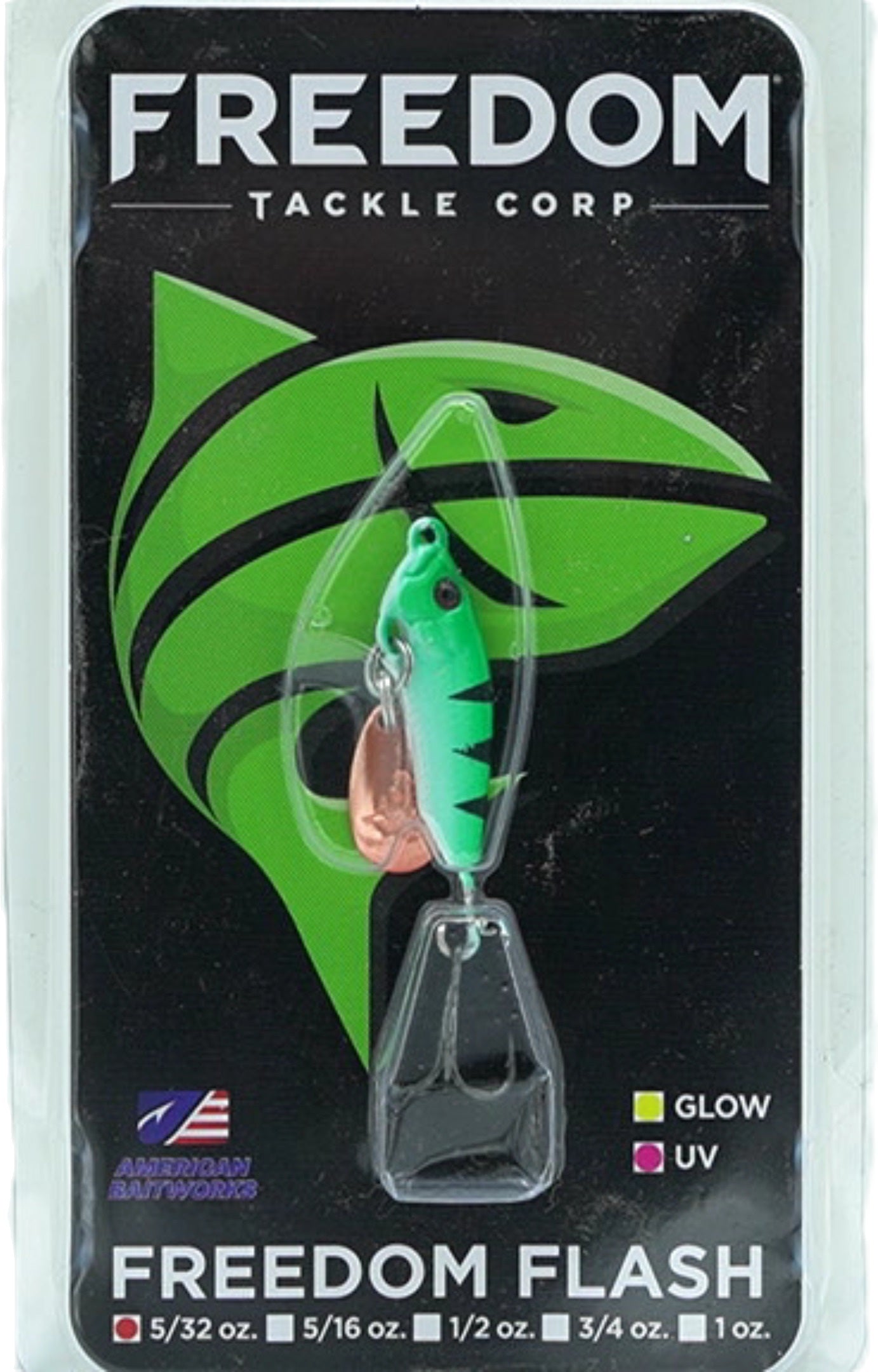 Freedom Flash Perch Glow Fishing Lure 5/32oz