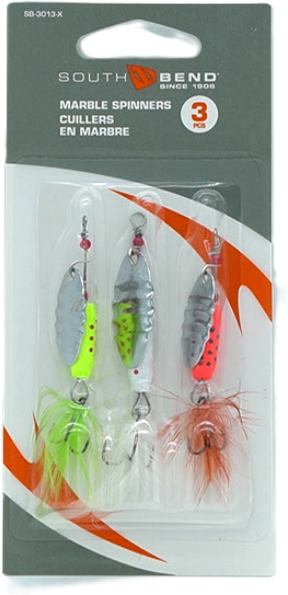 South Bend Marble Spinners Fishing Lures 3 Pack