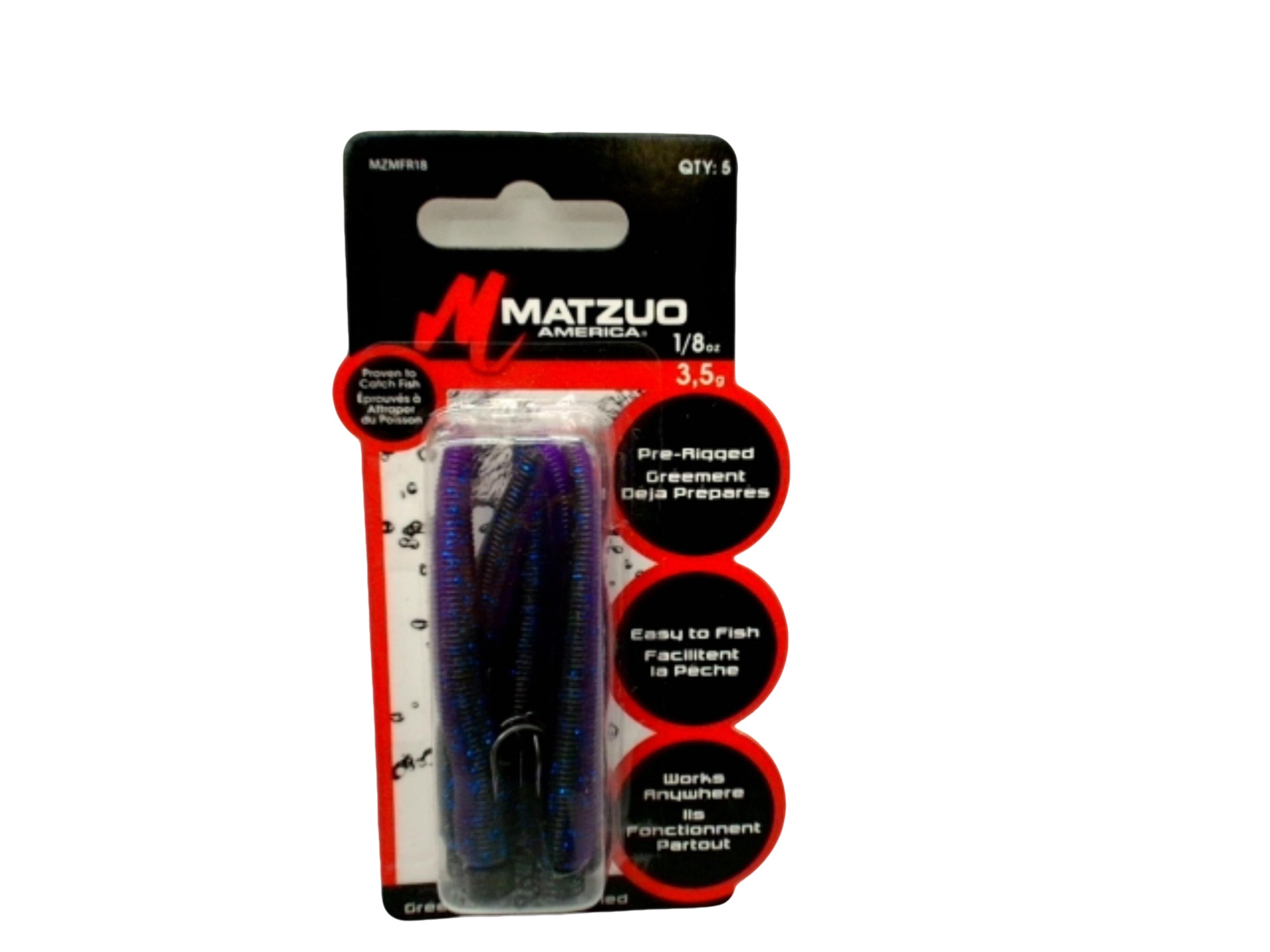 Ned Style Rig 1/8 Oz. Purple Haze Matzuo 5pk.