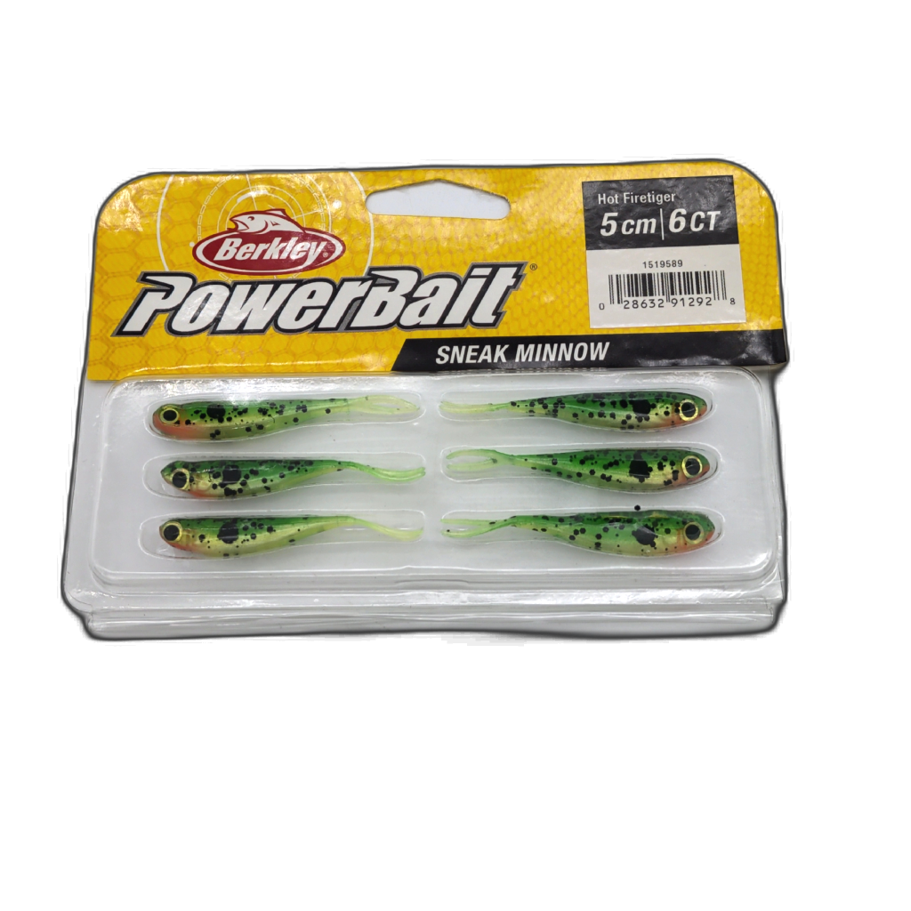 Berkley PowerBait Sneak Minnow 5cm 6pk Hot Firetiger