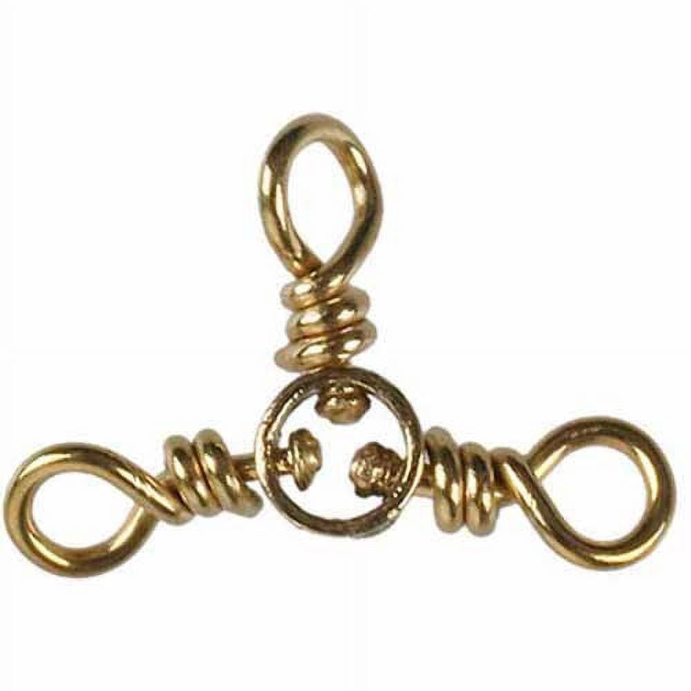 Danielson 3-Way Fishing Swivels Size 6 - 6pc