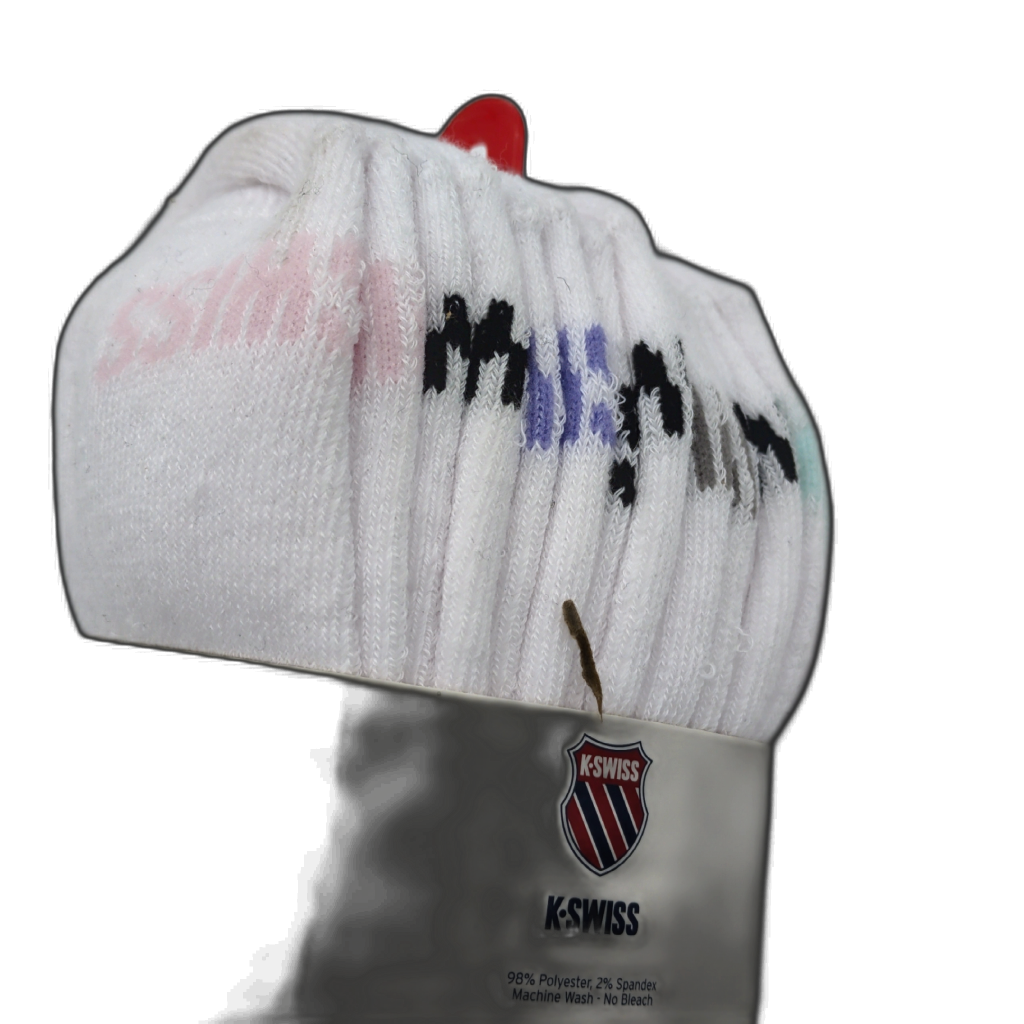 Ladies' white socks 7-pack K-Swiss — detail