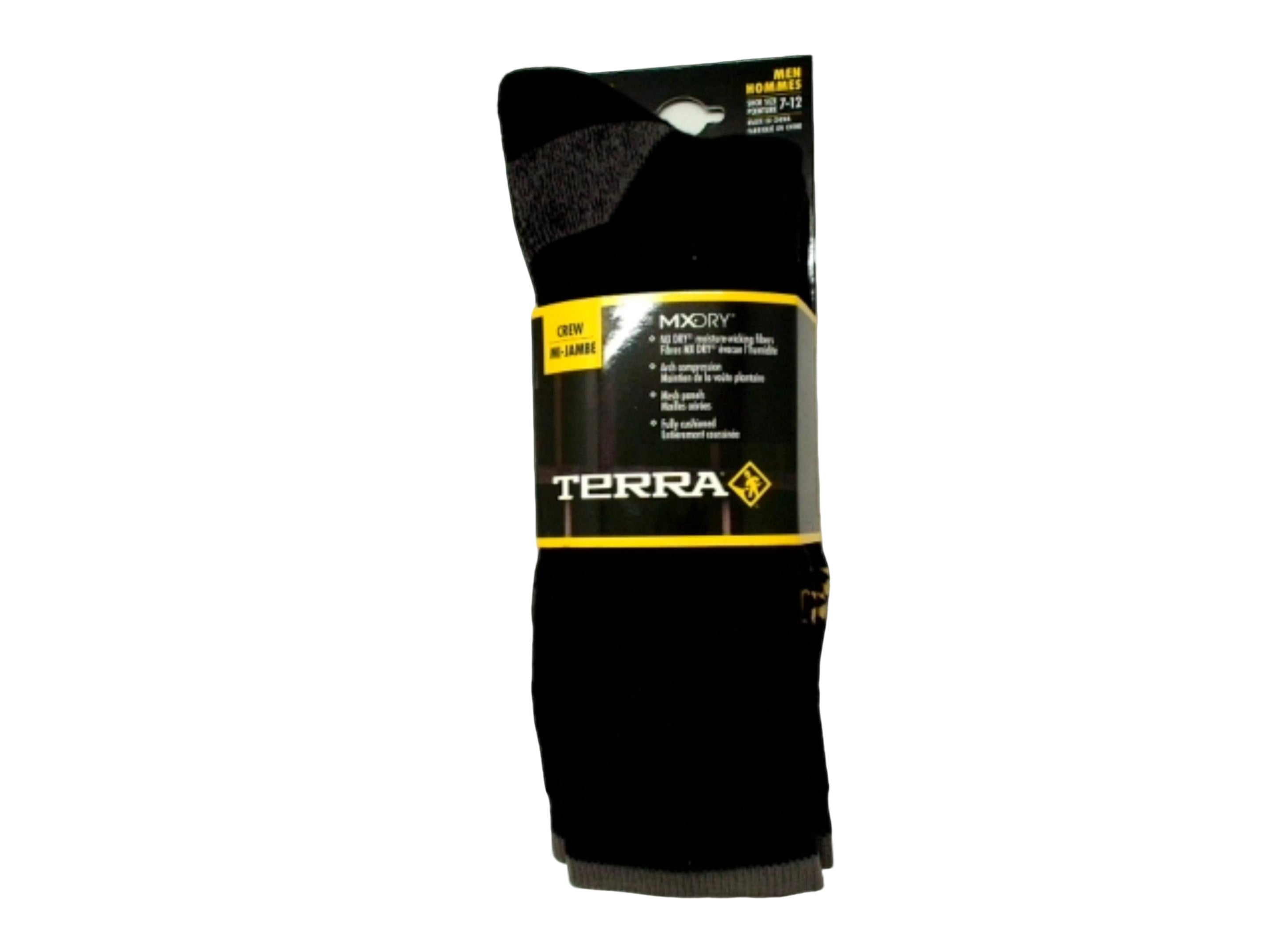 Socks Men's Crew 2pk. Black Terra