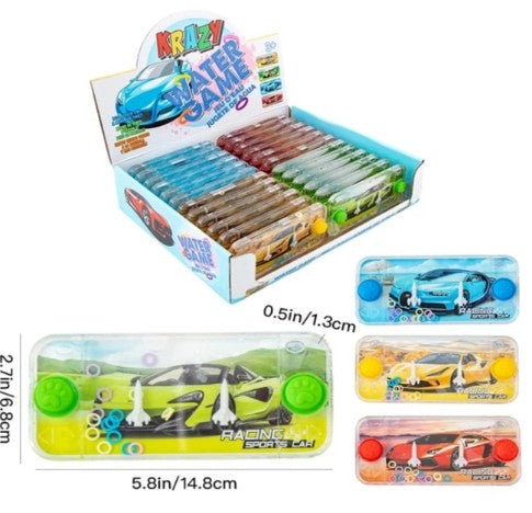 Water Ring Toss Toy Car Handheld Pocket Game