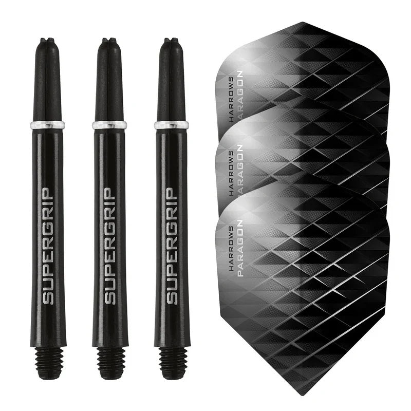 Flights & Shafts H. Black/Silver