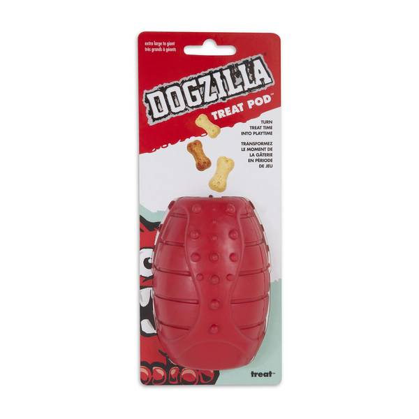 Dogzilla Treat Pod Red Extra Large to Giant Dogs