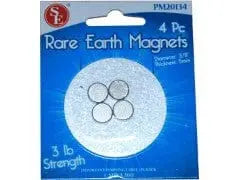 Magent Rare Earth Round 3/8" 4pk. 3lb. Strength KWDC