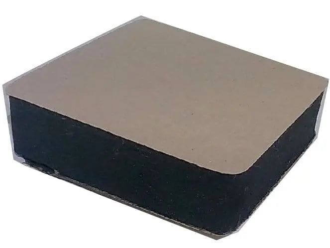 Foam Square 2.5" X 2.5" X 5/8" Black Double Sticky Sided KWDC