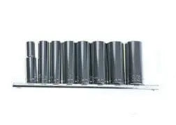 9pc 3/8" Deep Socket Set S.a.e. Toolway Industries