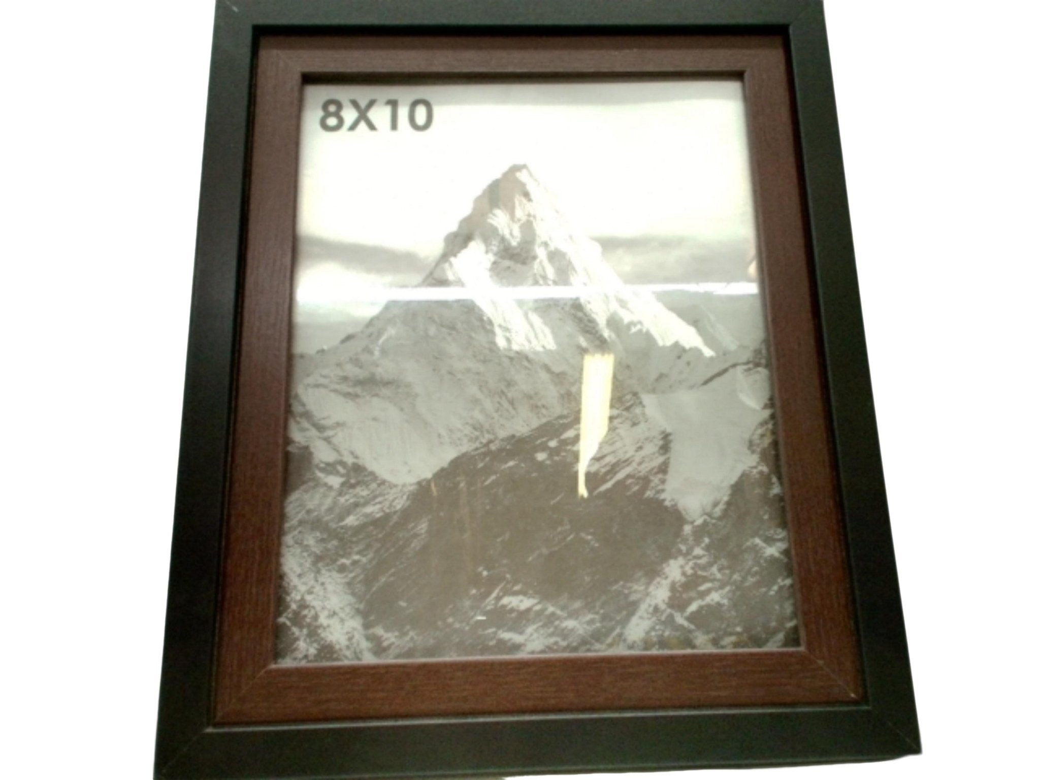 8x10 Modern Black Picture Frame - Two Tone Display - Brantford Surplus