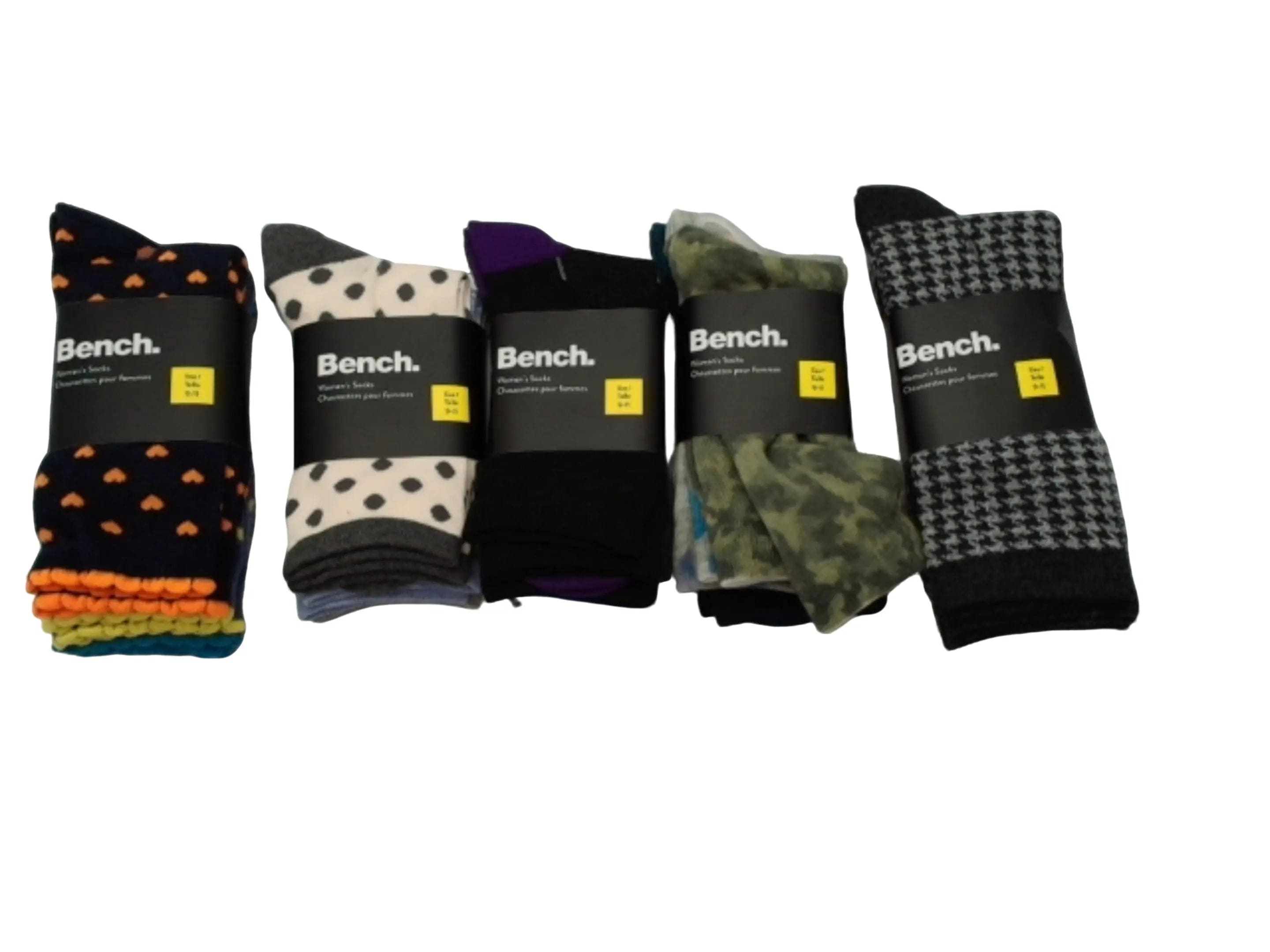 Socks Women's 3pk. Bench Assorted (or 3/$9.99) KWDC