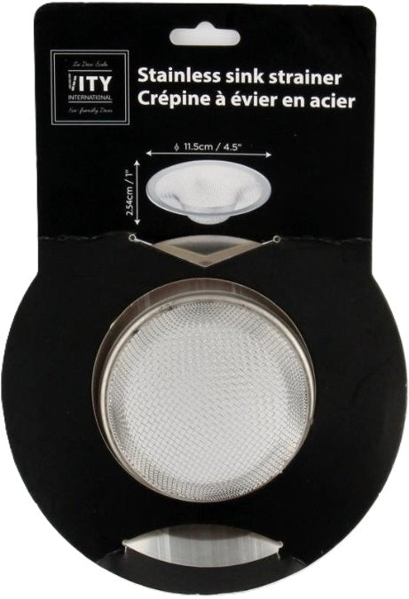 ITY Stainless Steel Sink Strainer 11.5cm