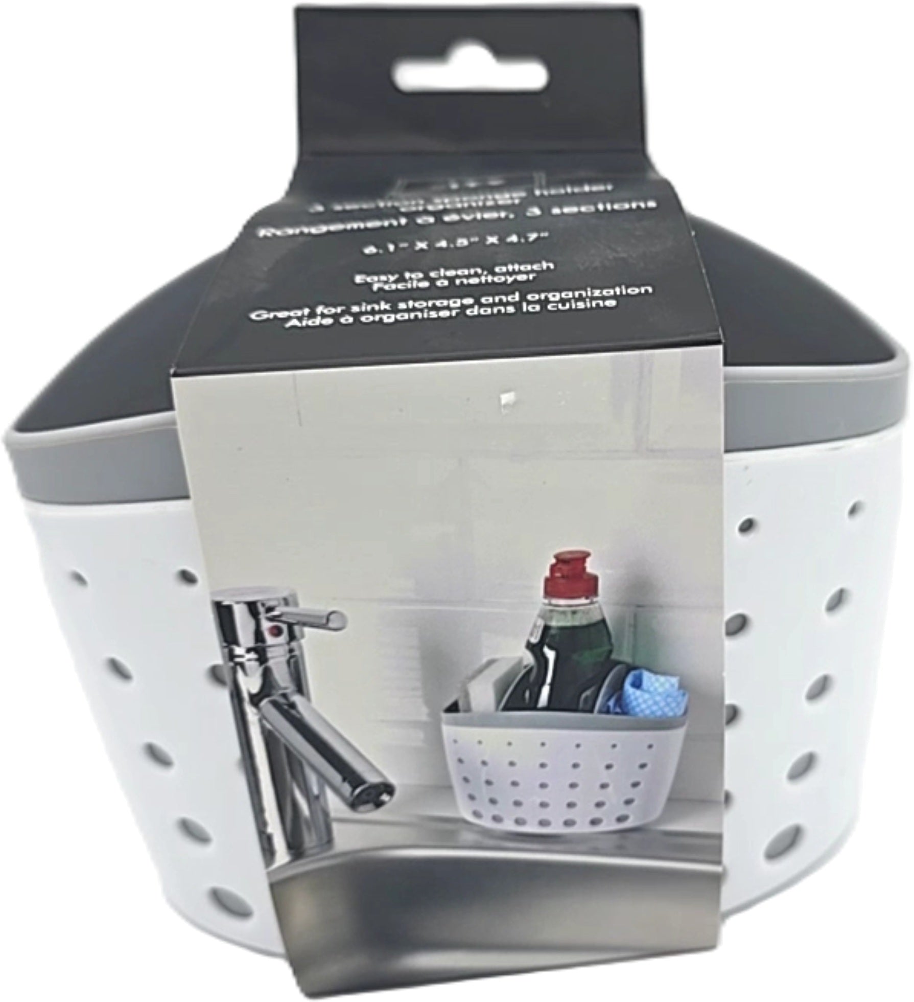 ITY Single Sink Organizer 3 Section Caddy