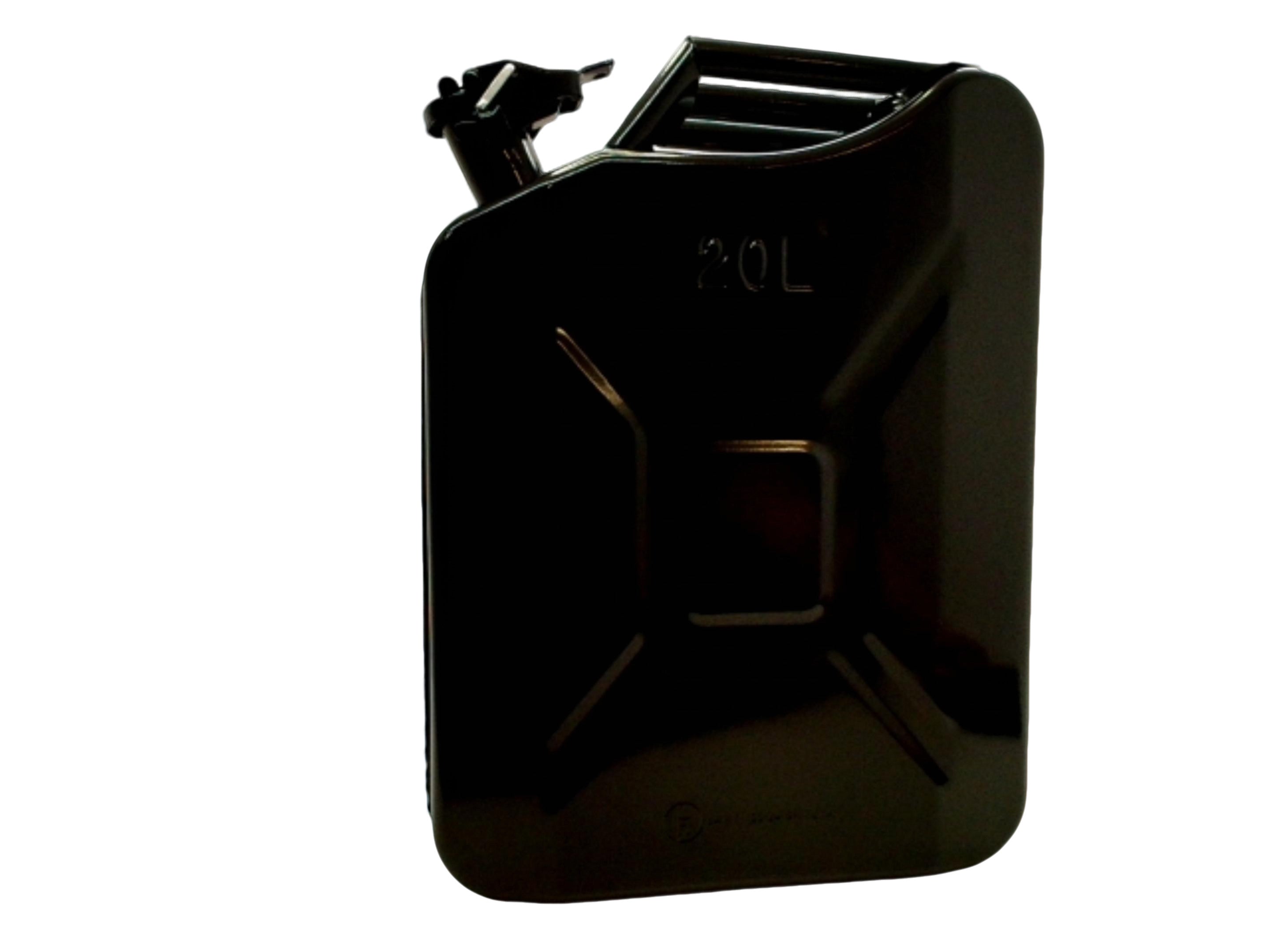 Jerry Can 20L Black Metal