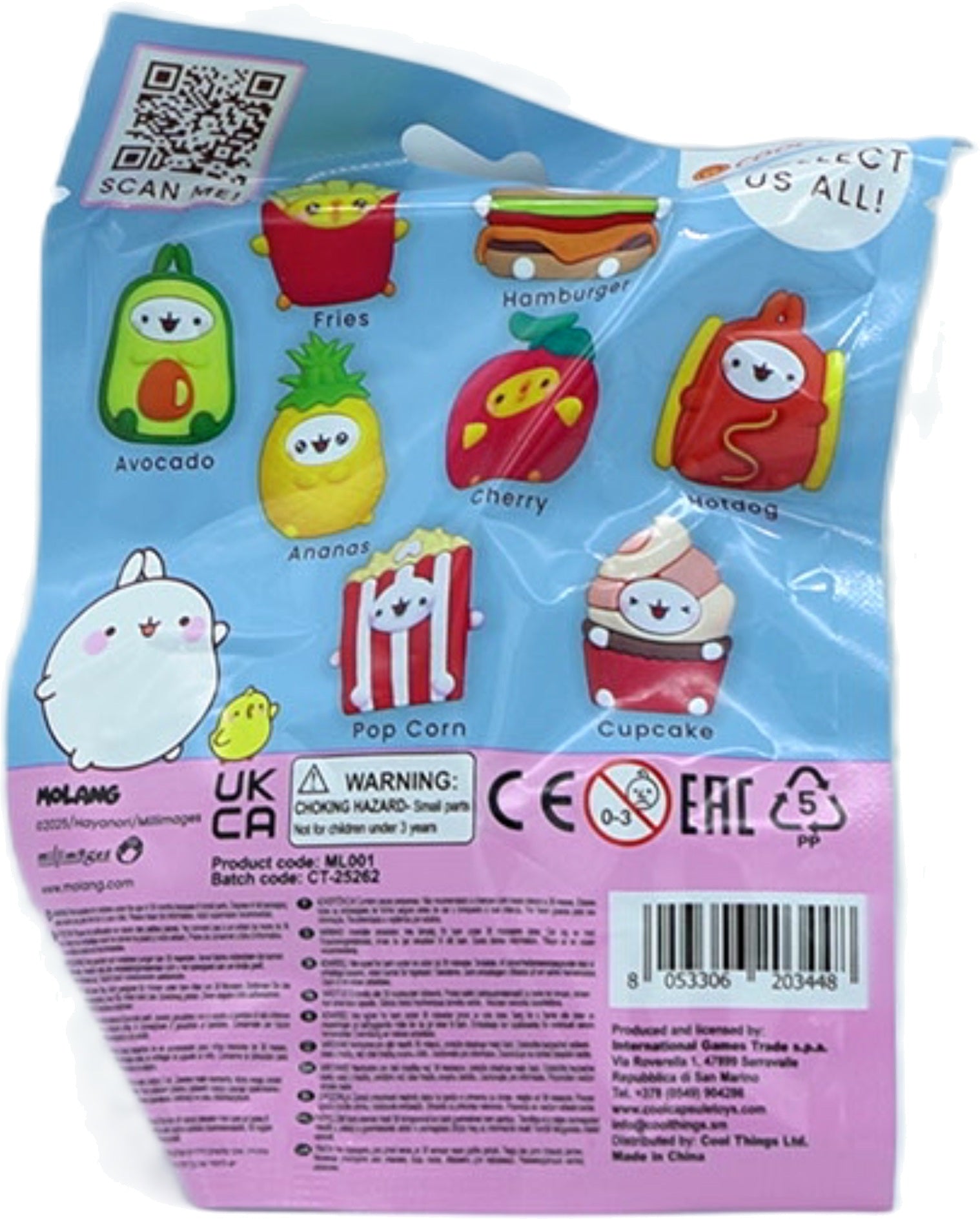 Molang 3D Collectible Blind Bag Buddies Figure