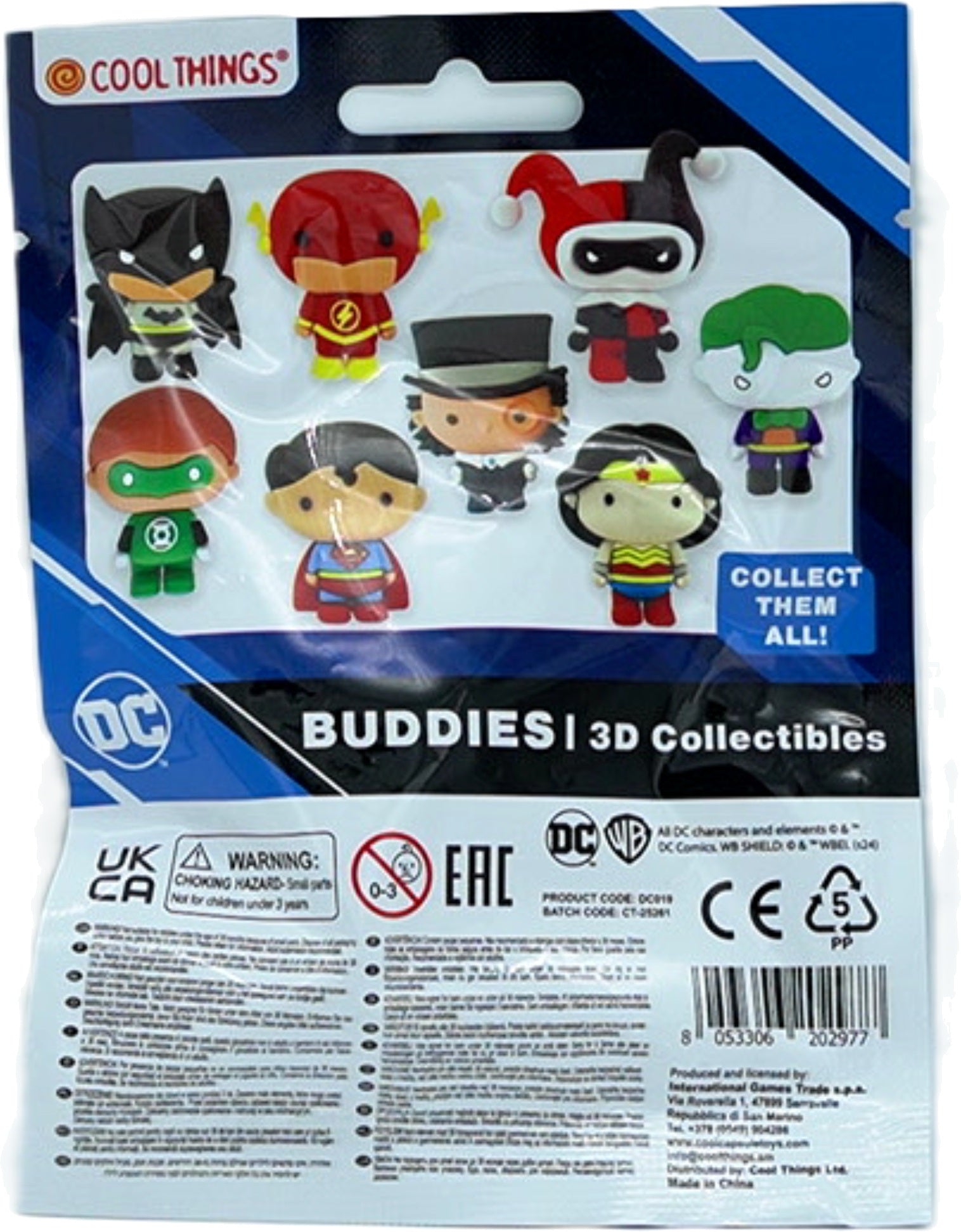 DC Justice League 3D Collectible Blind Bag Figures