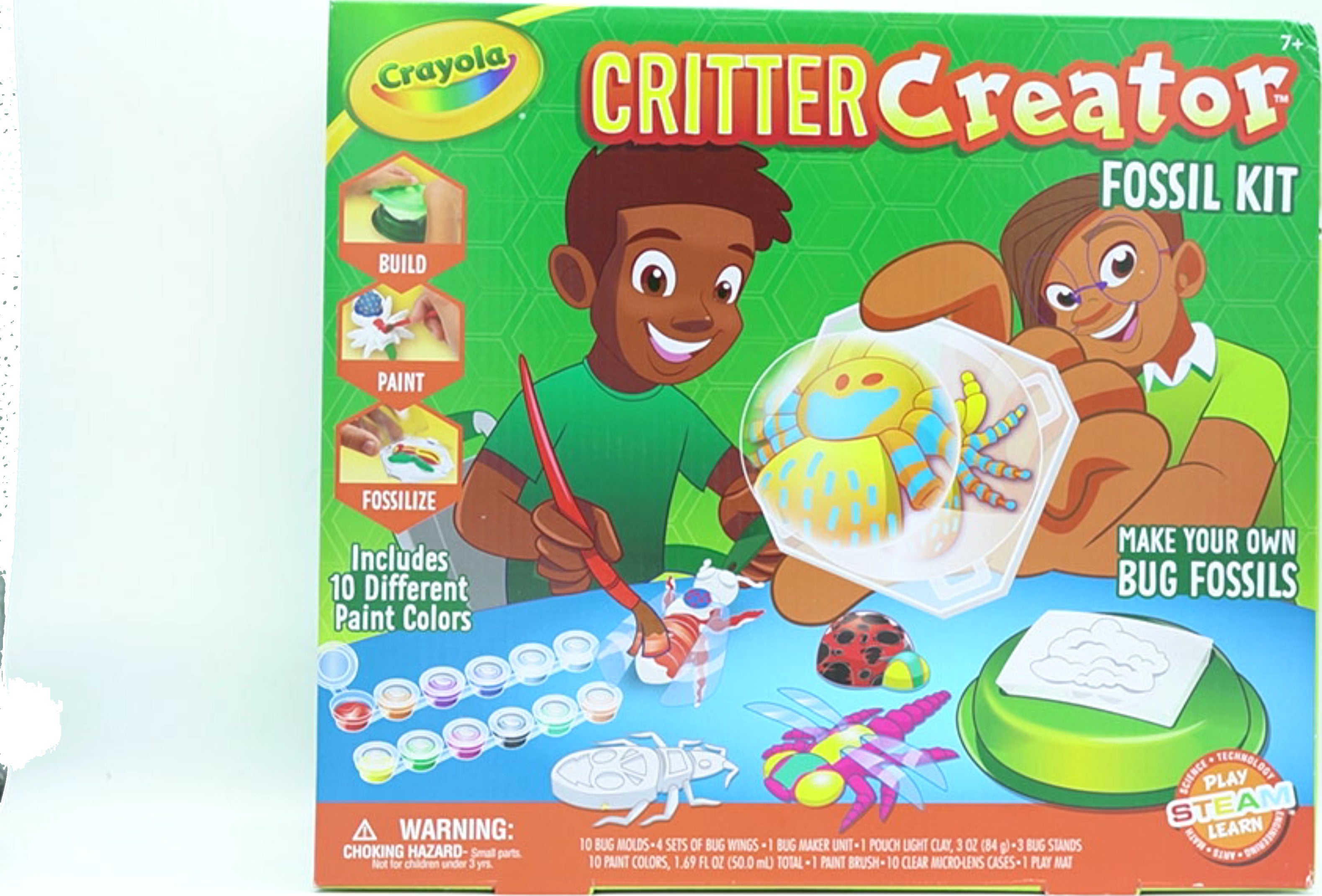 Crayola Fossil Kit 10 Colors Critter Creator Set