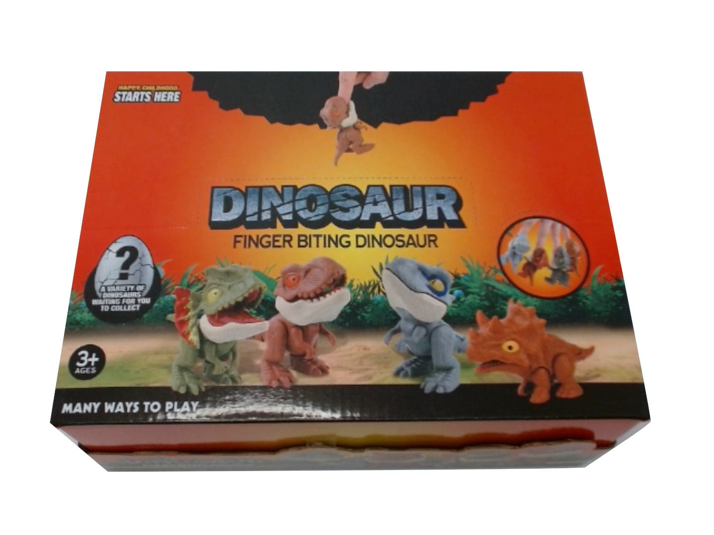 Finger Biting Dinosaur Egg Toy Assorted - Brantford Surplus