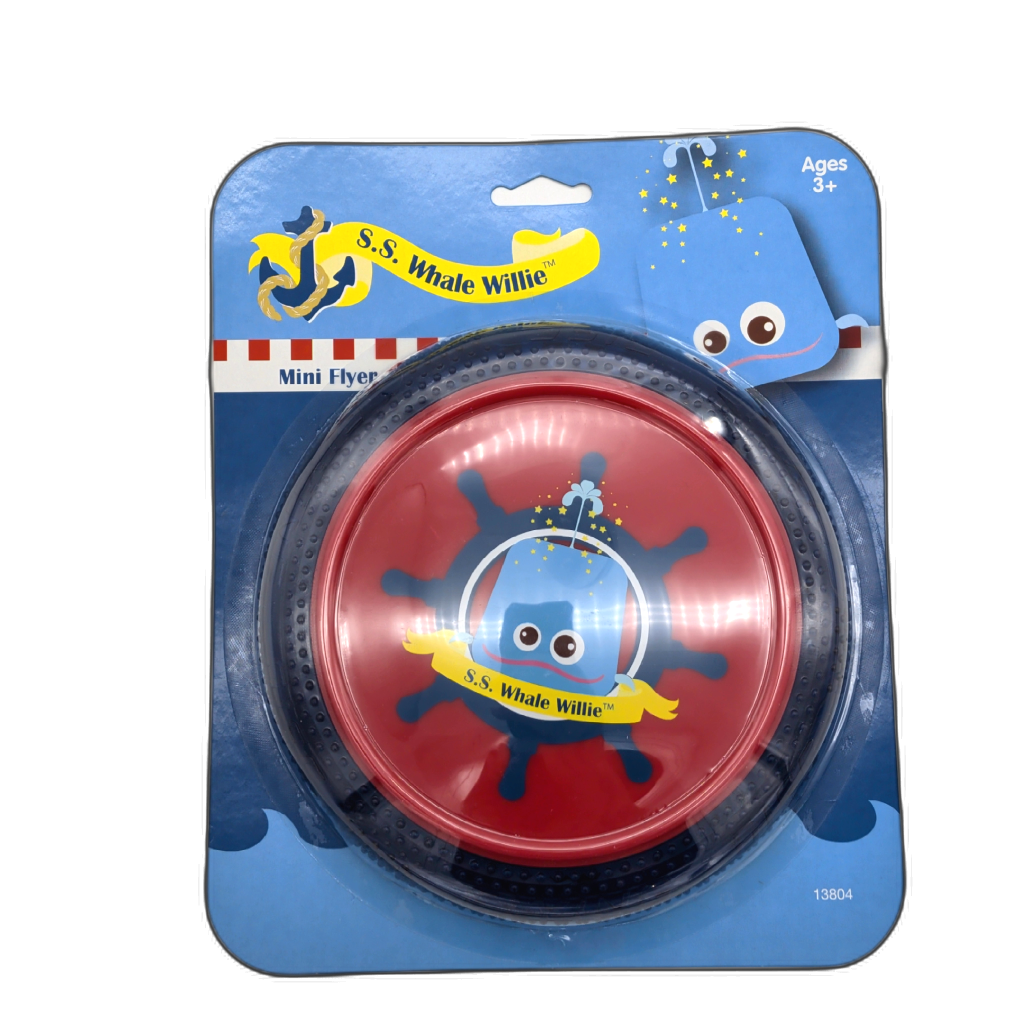 Mini Flyer Frisbee Whale Willie