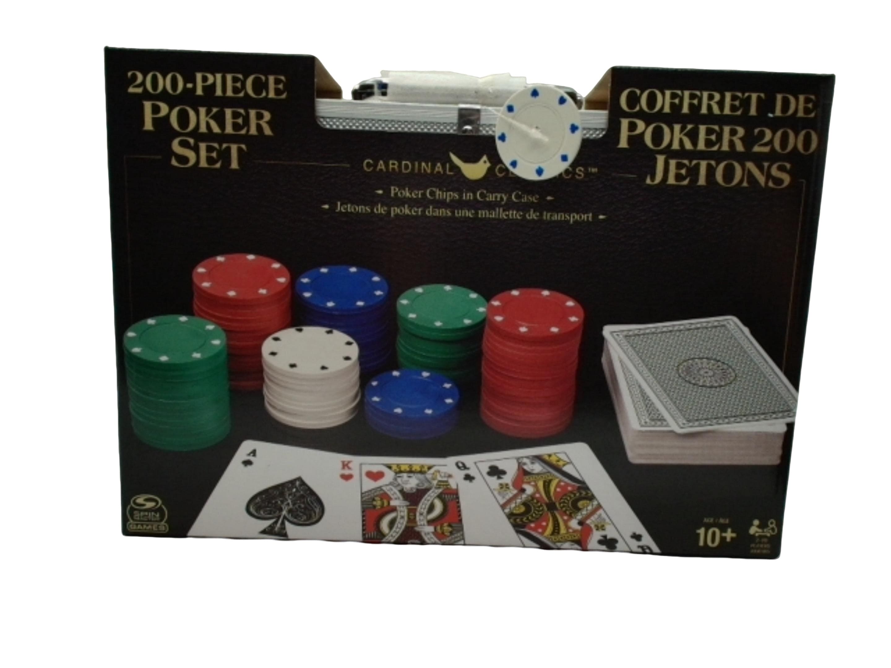 200 Piece Poker Set Cardinal Classics - Brantford Surplus