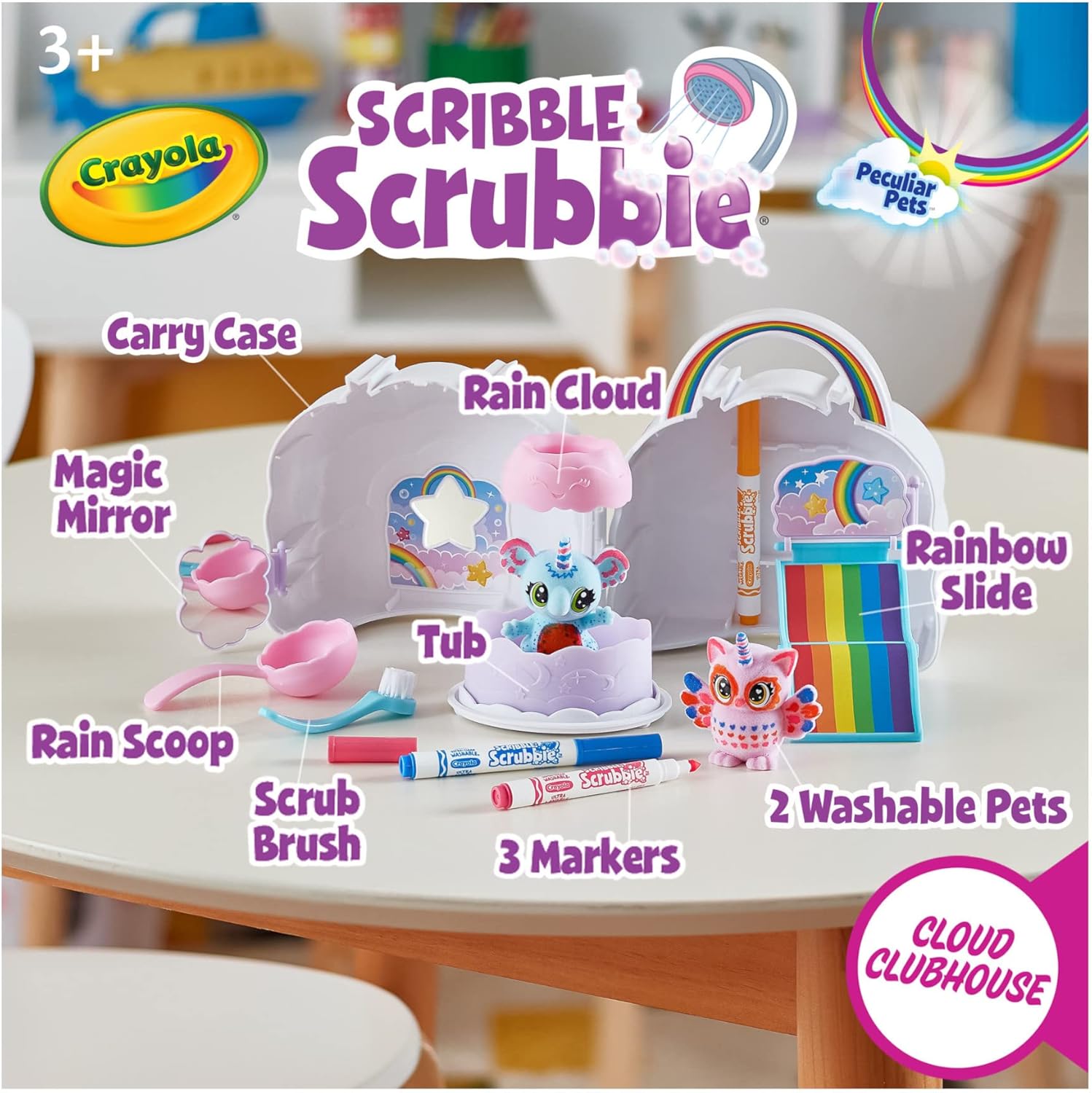 Crayola Scribble Scrubbie Cloud Clubhouse — alternate view