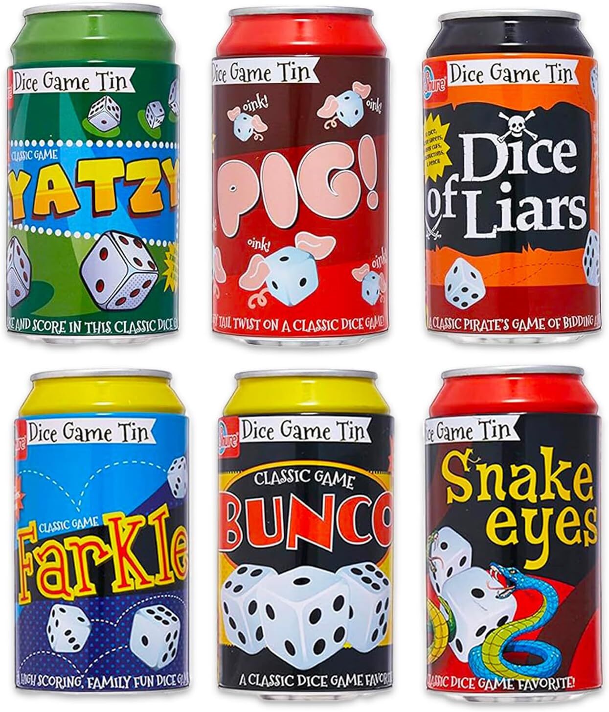 Bendon Dice Game Tin Can — alternate view