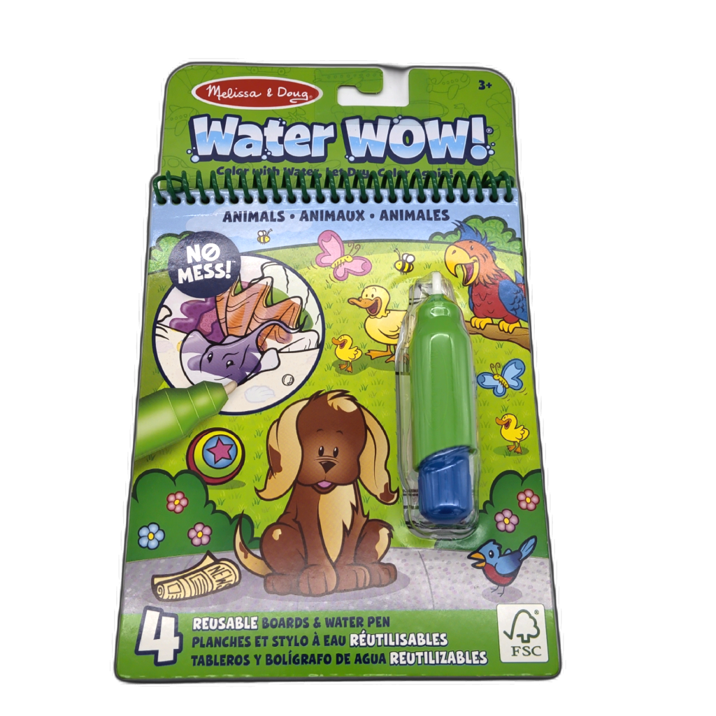 Water Wow Animals Reusable Activity Pad with Water Pen