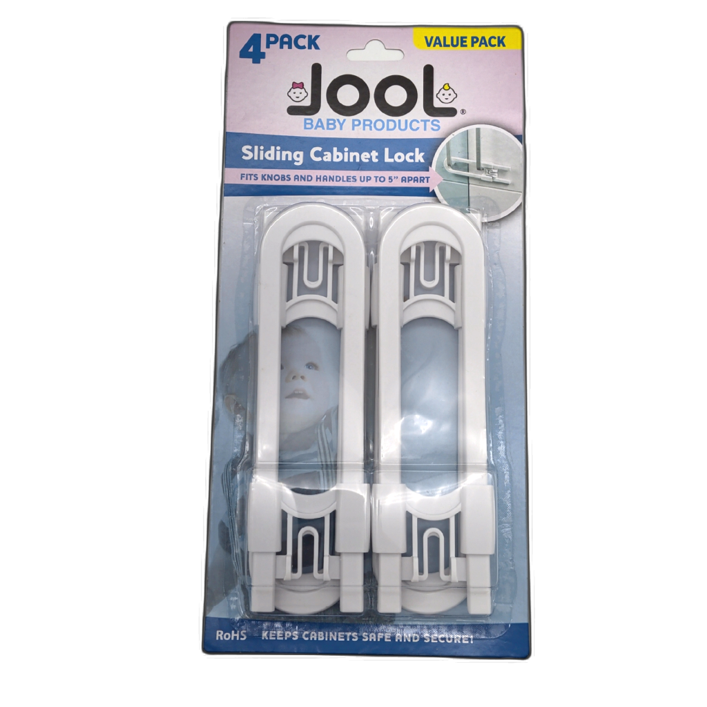 Sliding Cabinet Lock 4pk. Jool Baby Products
