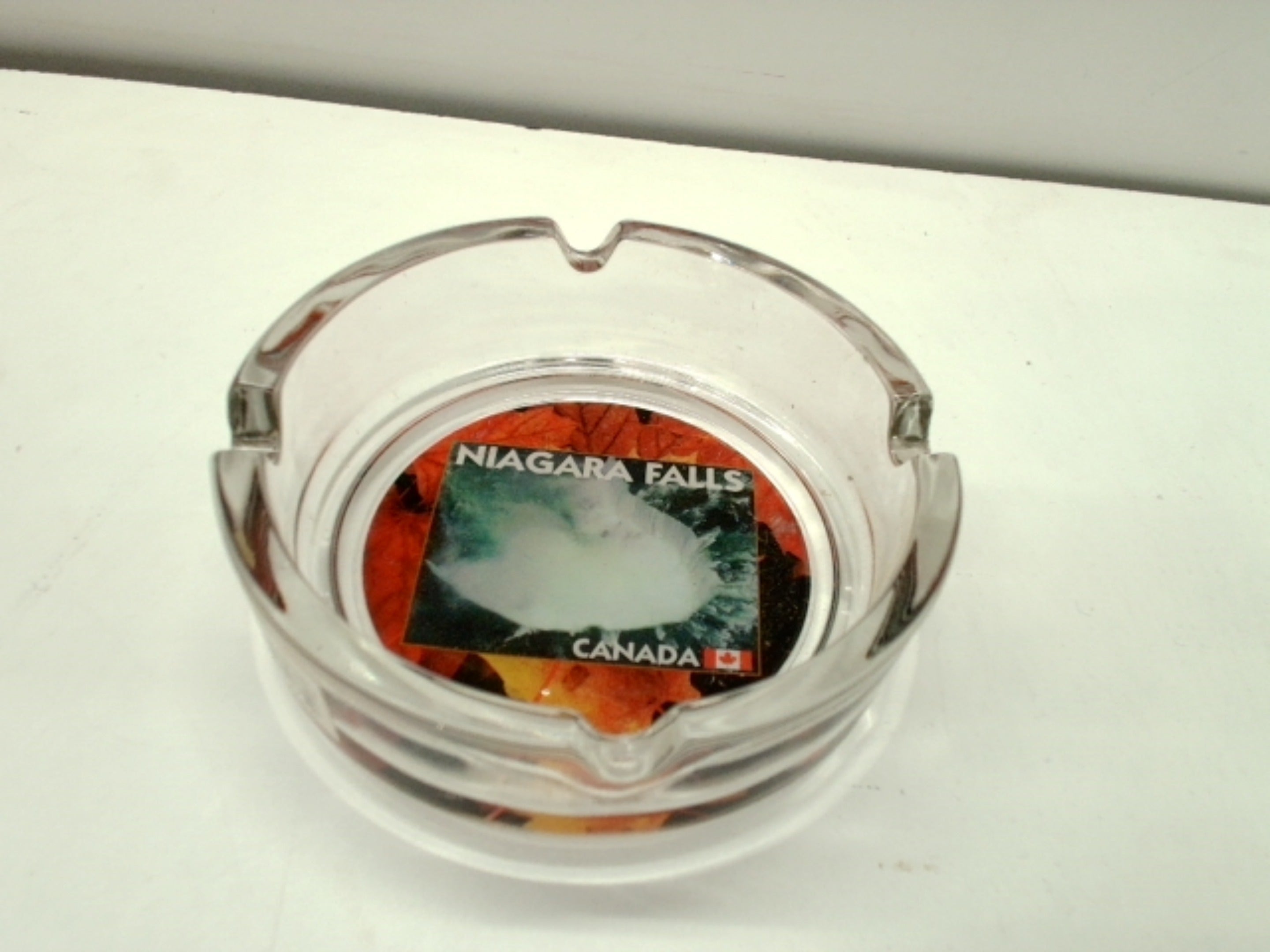 Ash Tray Glass Canada Souvenir