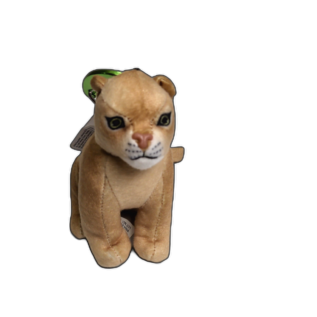 Plush Animal Key Chains W/ Clip Asst' Wild Republic - side view