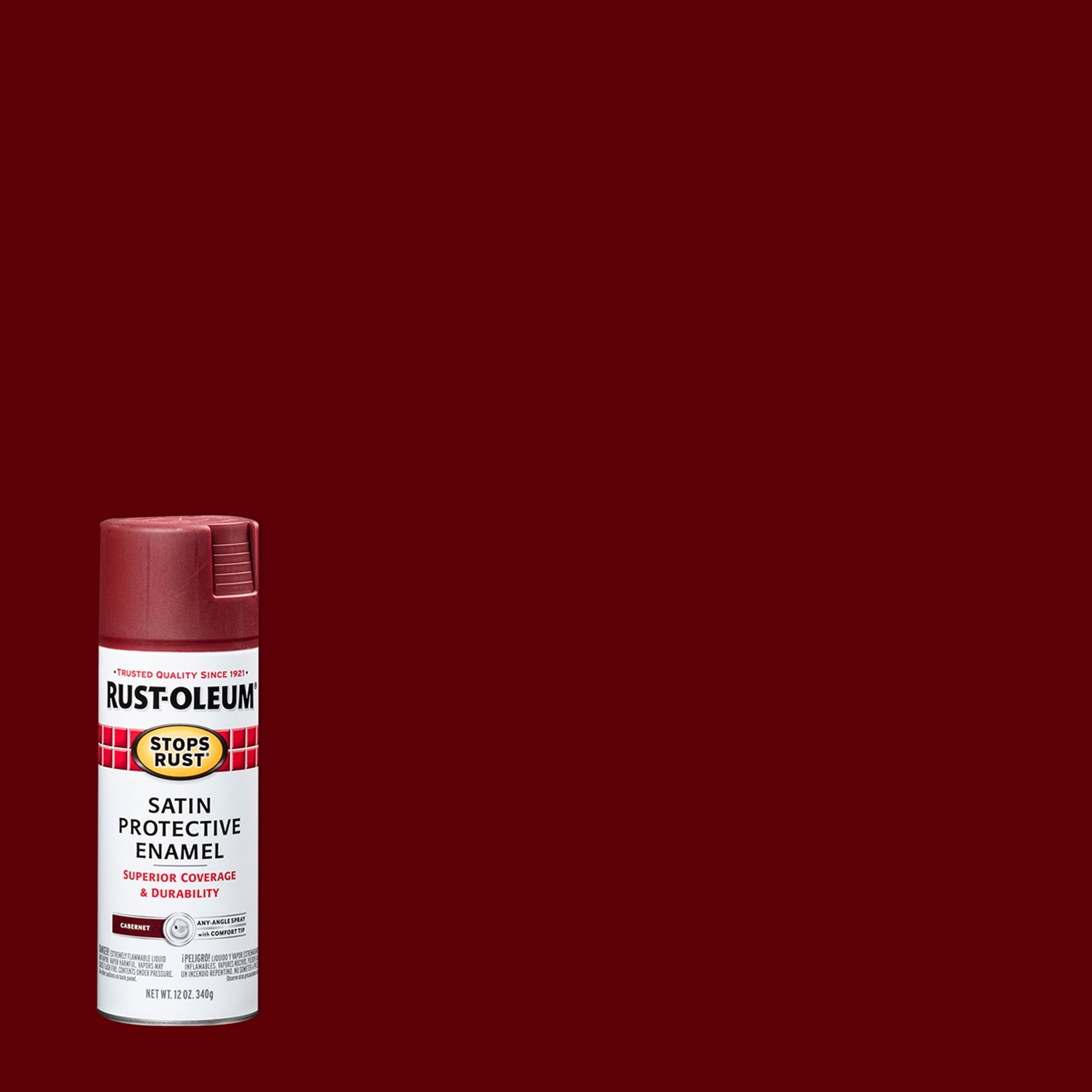 Rust-Oleum Satin Cabernet — alternate view