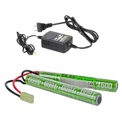 9.6v Ni-MH Battery & Charger Combo (*Must be purchased with AEG Rifle*) - Brantford Surplus