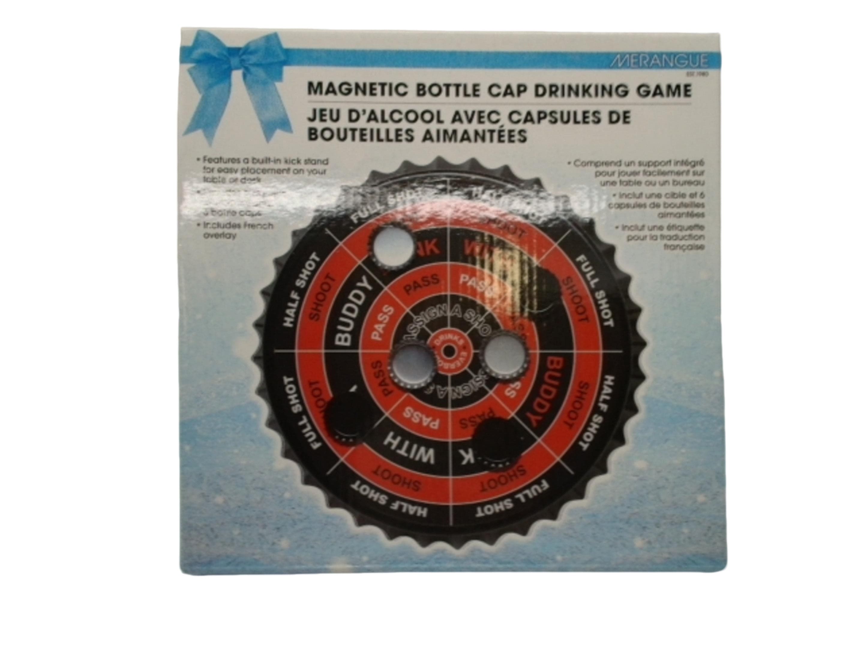 Magnetic Bottle Cap Drinking Game Merangue - Brantford Surplus