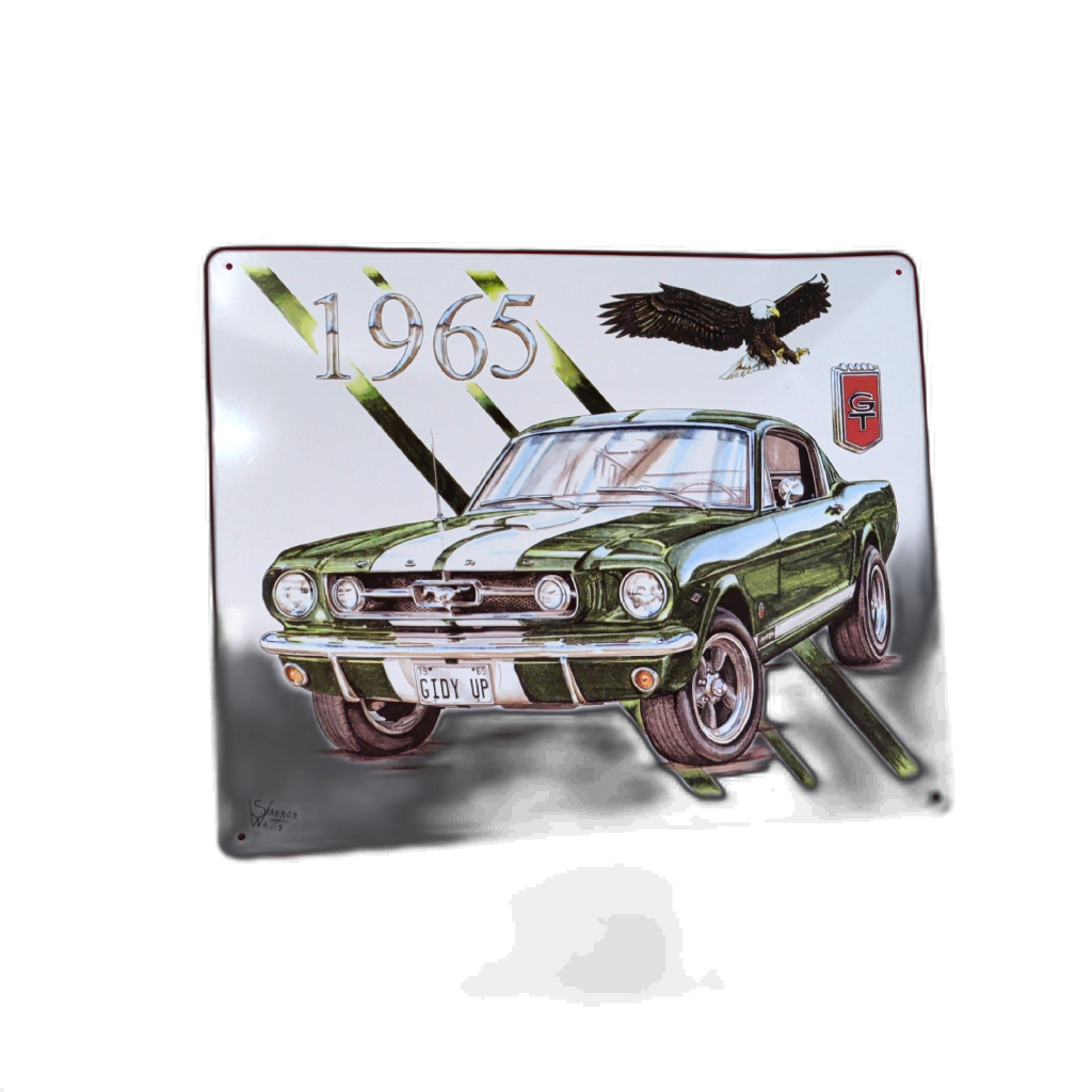 1965 Ford GT Metal Sign 12 x 15 Vintage Decor