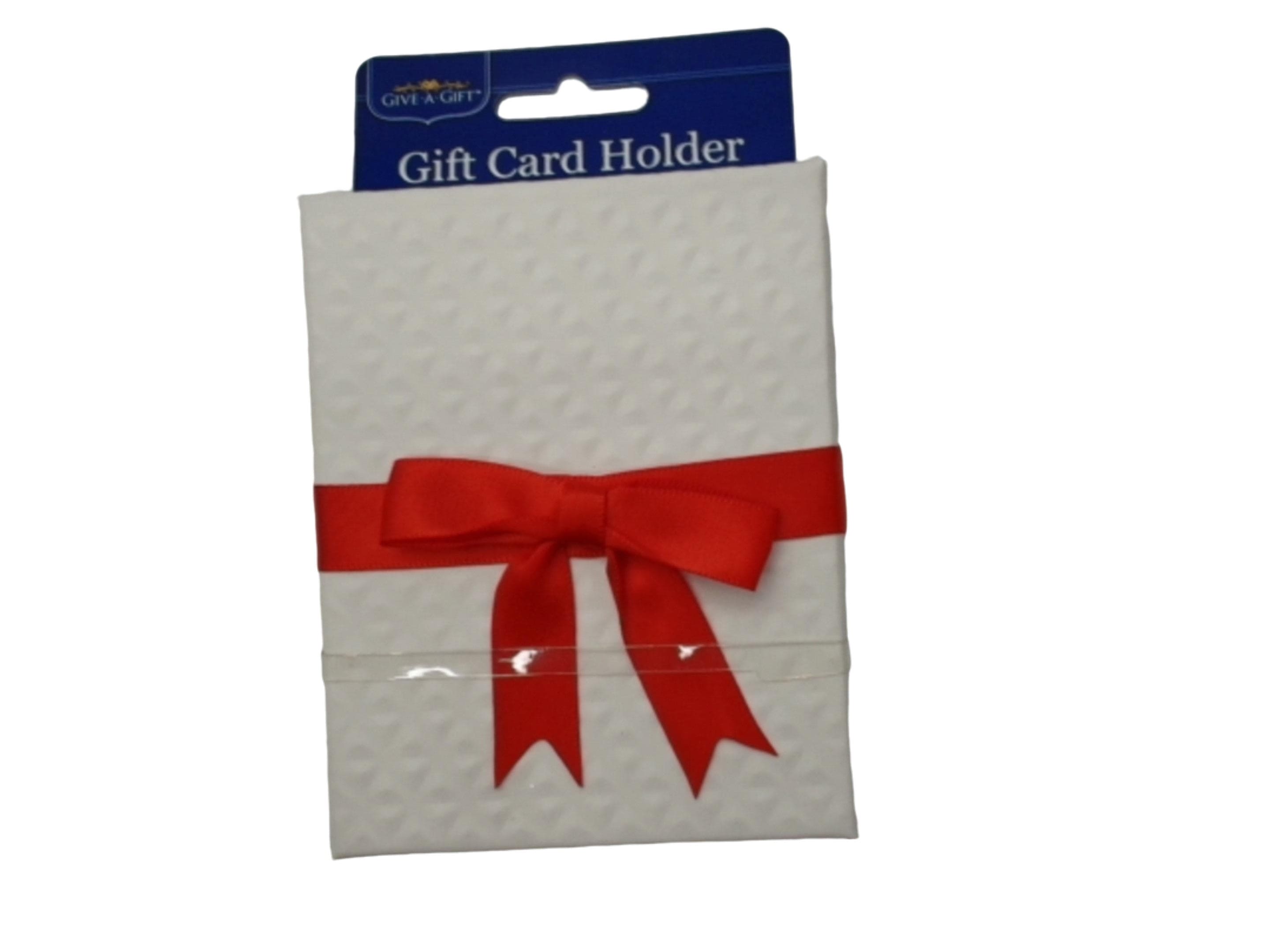 Gift Card Holder Assorted Xmas Give A Gift - Brantford Surplus