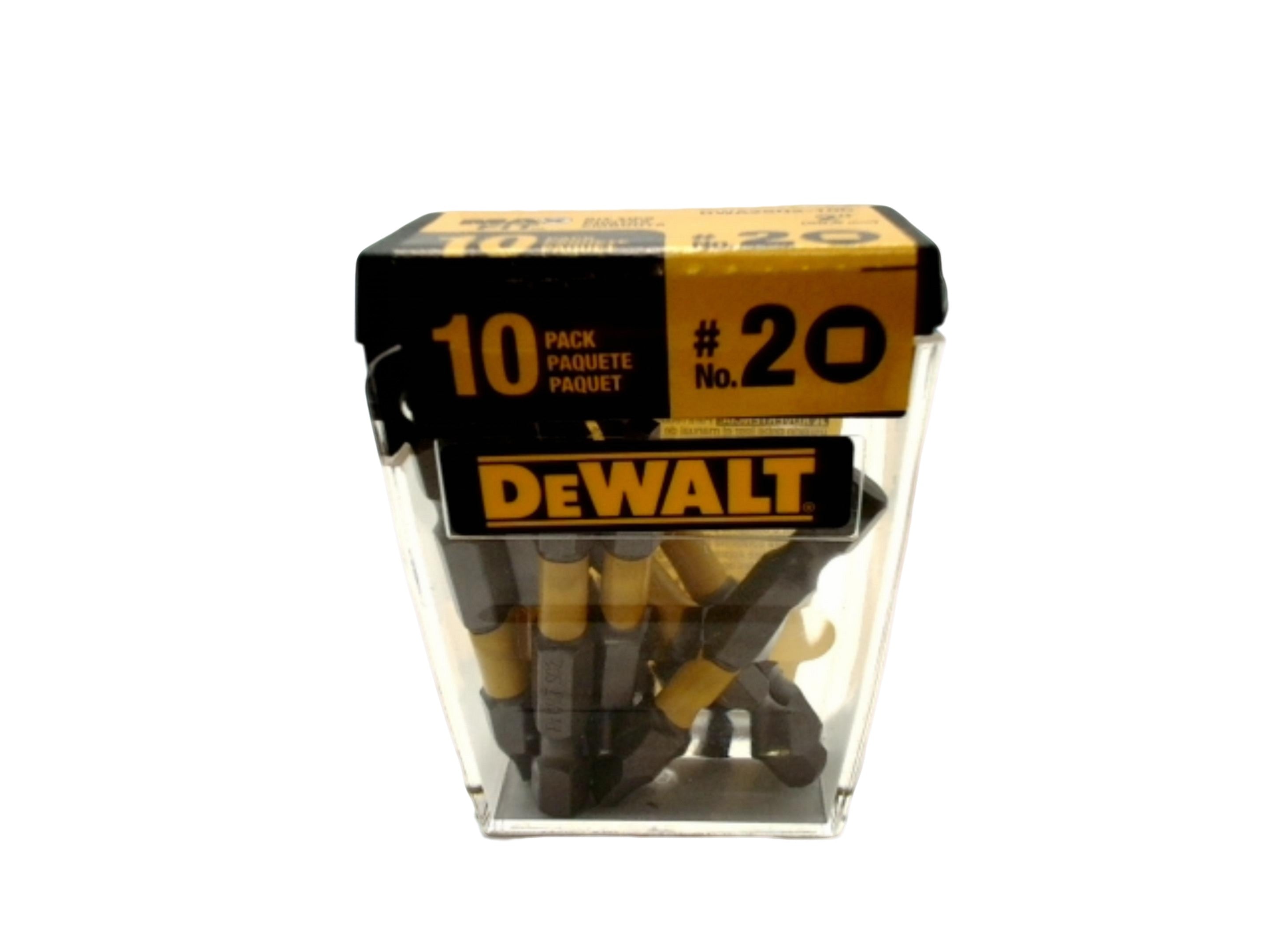 Dewalt #2 Square 2" Bit Tips 10pk