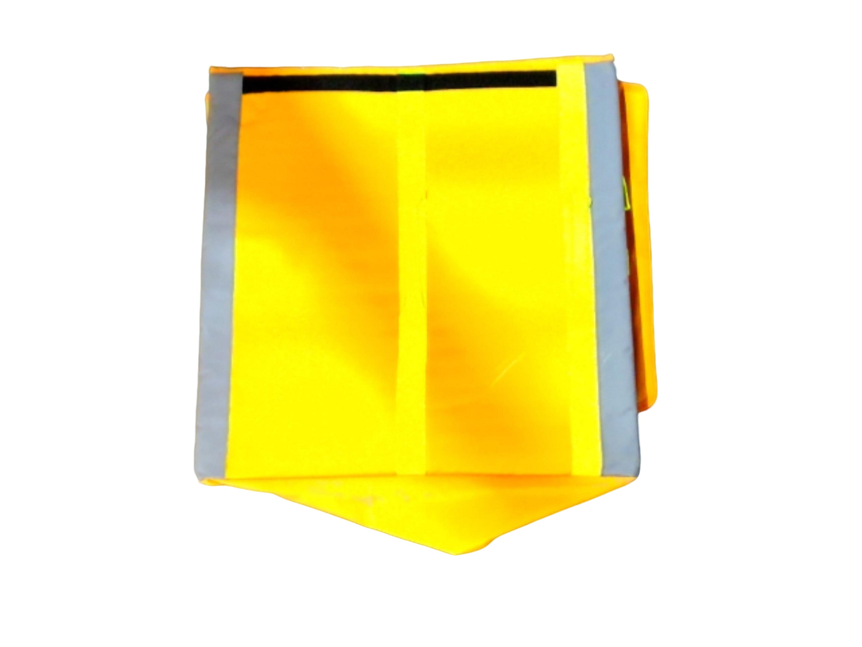 High Vis Collapsible Tote with Lid - Large Storage