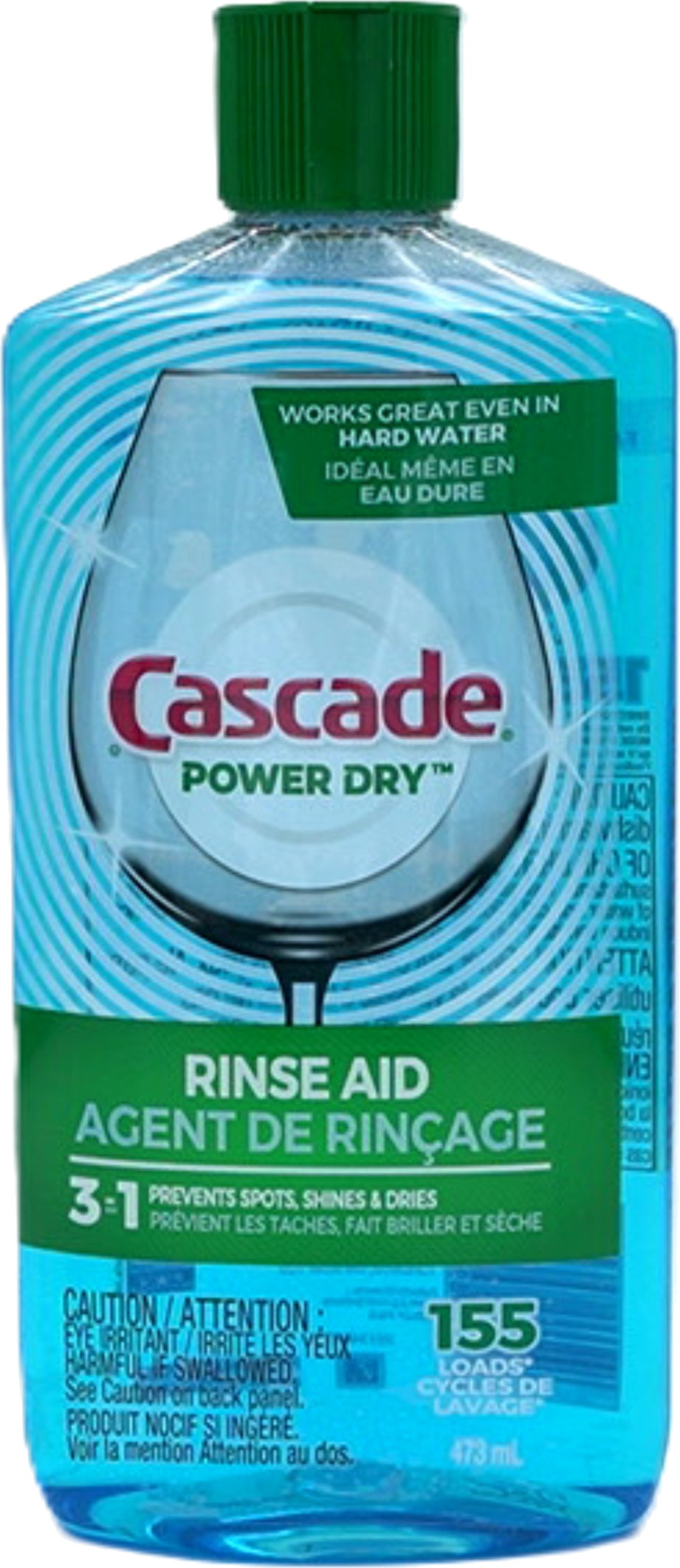 Cascade Power Dry Rinse Aid 473mL 155 Loads