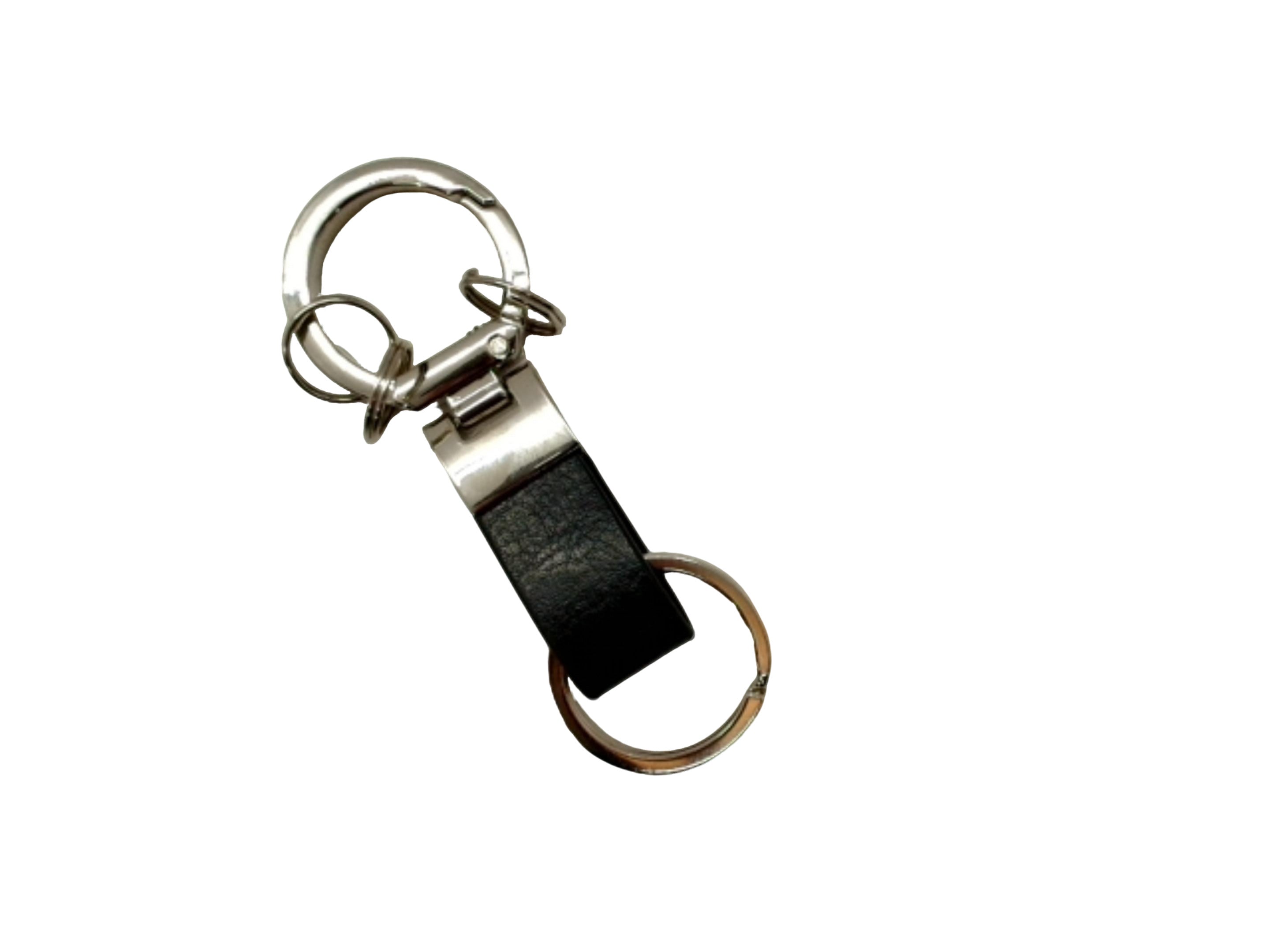 Black Strap Keyring - Durable and Stylish Accessory