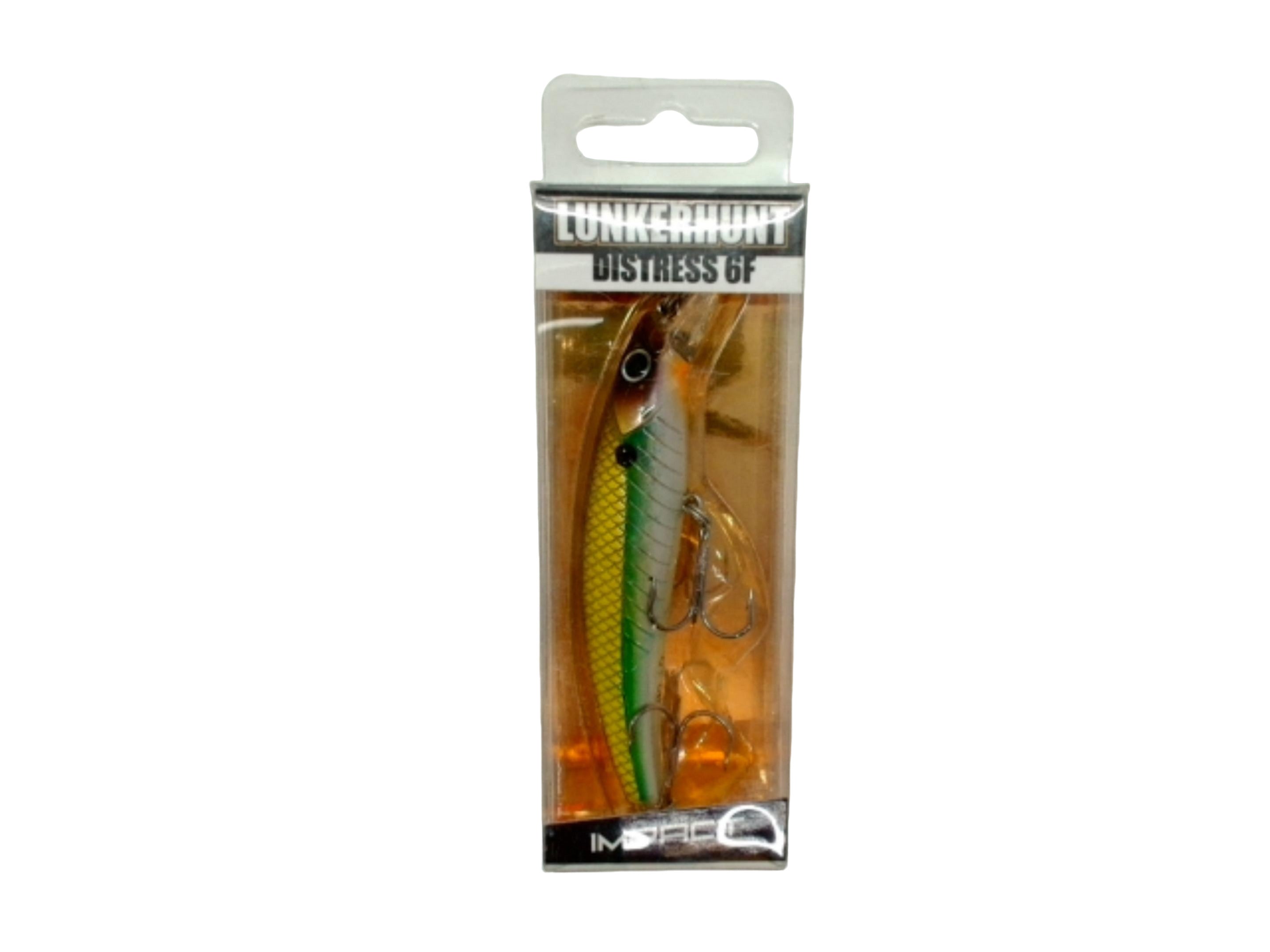 Lunkerhunt Impact Distress 6F Floating Jerkbait Golden 3.5" 1/2oz.