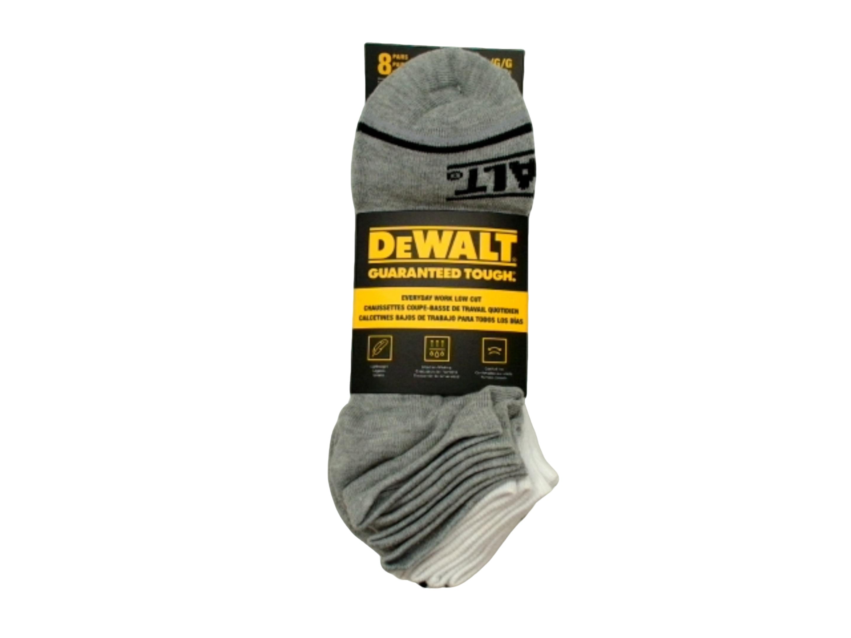 Socks Men's Dewalt 8pk. Work Low Cut Size 10-13