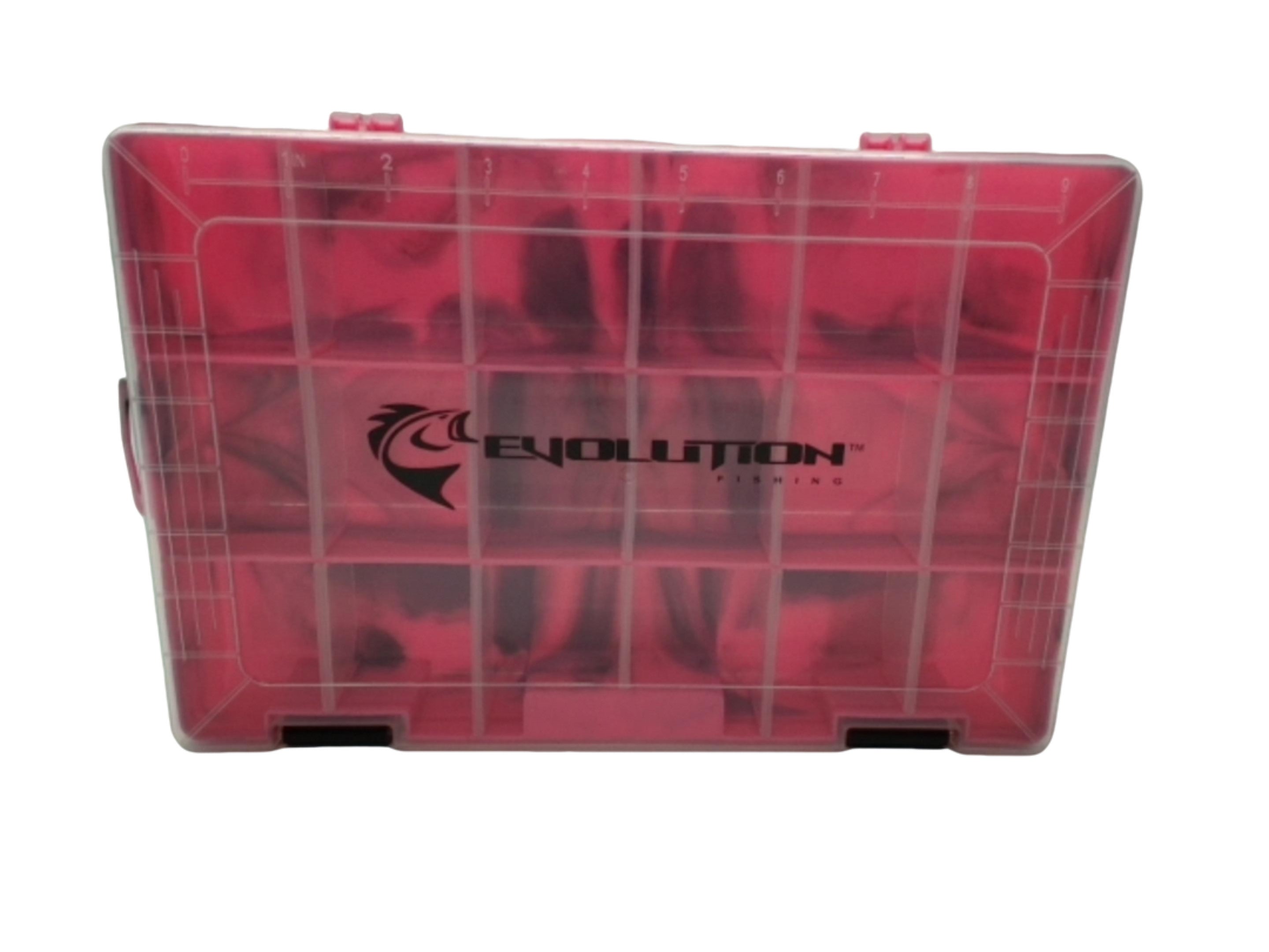 Tackle Tray 10.5" x 7.25" Pink 18 Compartment Evolution - Brantford Surplus