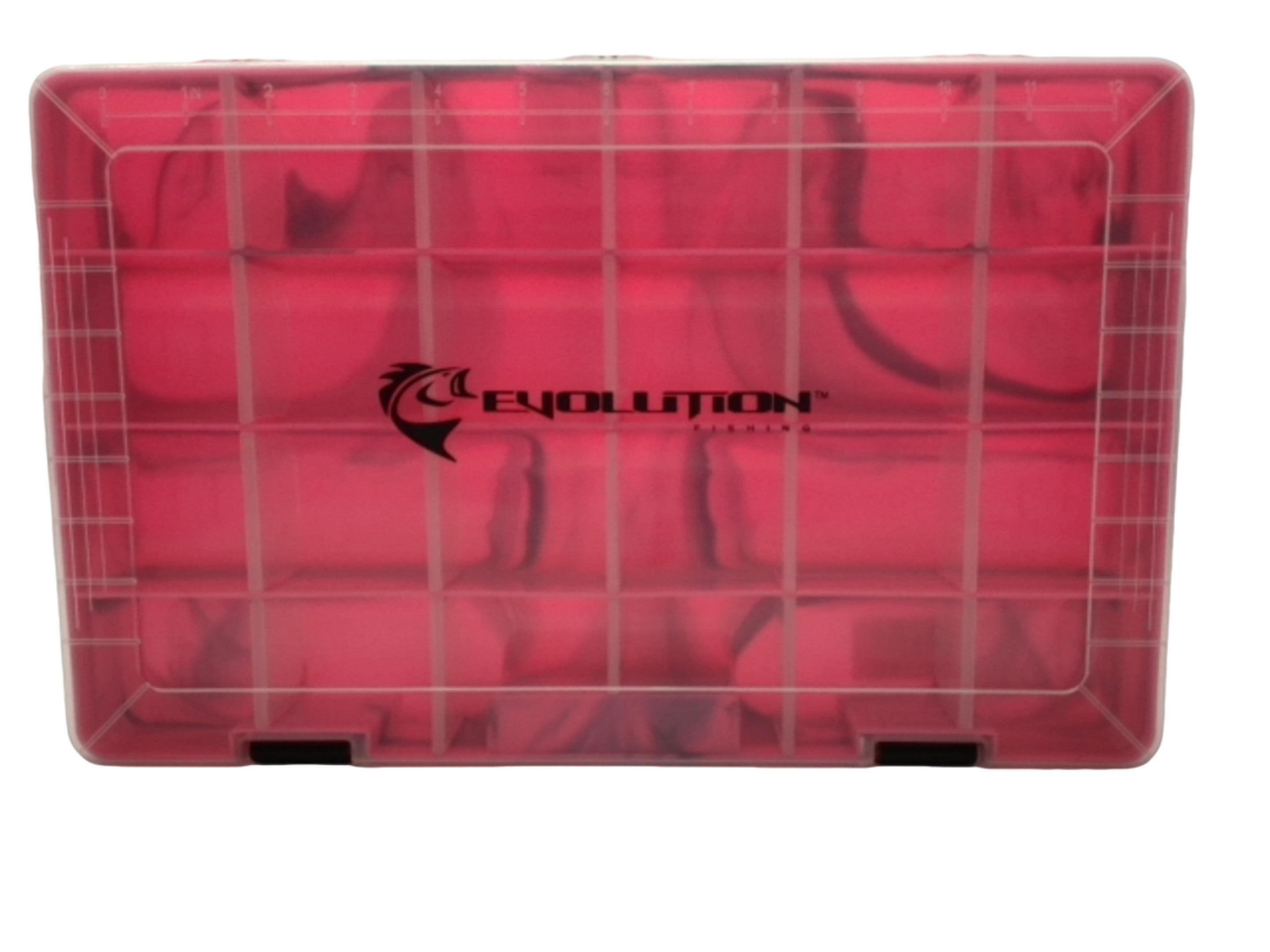 Tackle Tray 14" x 9" Pink 24 Compartment Evolution - Brantford Surplus