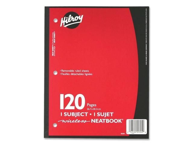 Hilroy 1 Subject Neatbook front cover