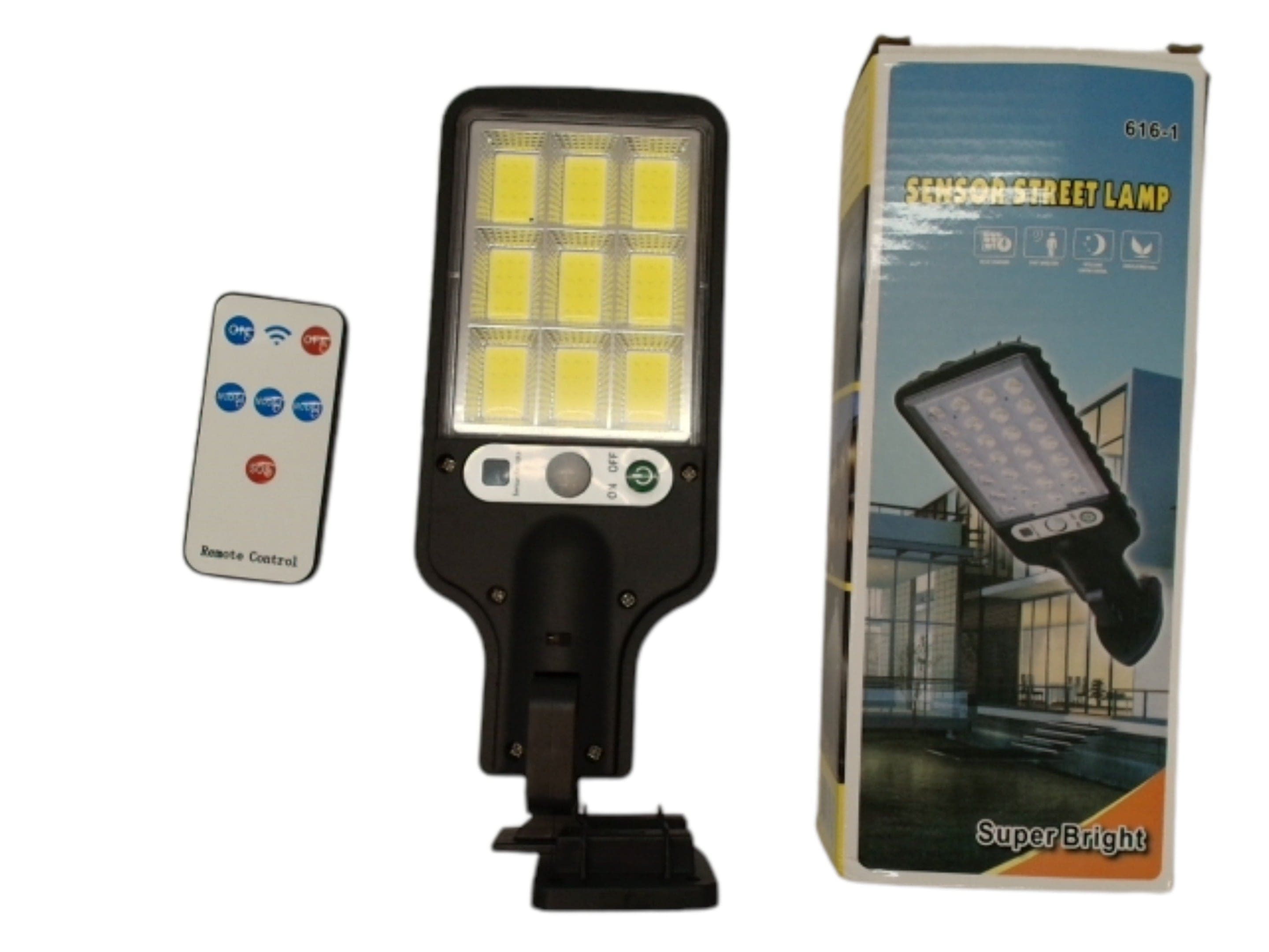 Solar LED Lamp 108 COB (Model: 616) (display) - Brantford Surplus