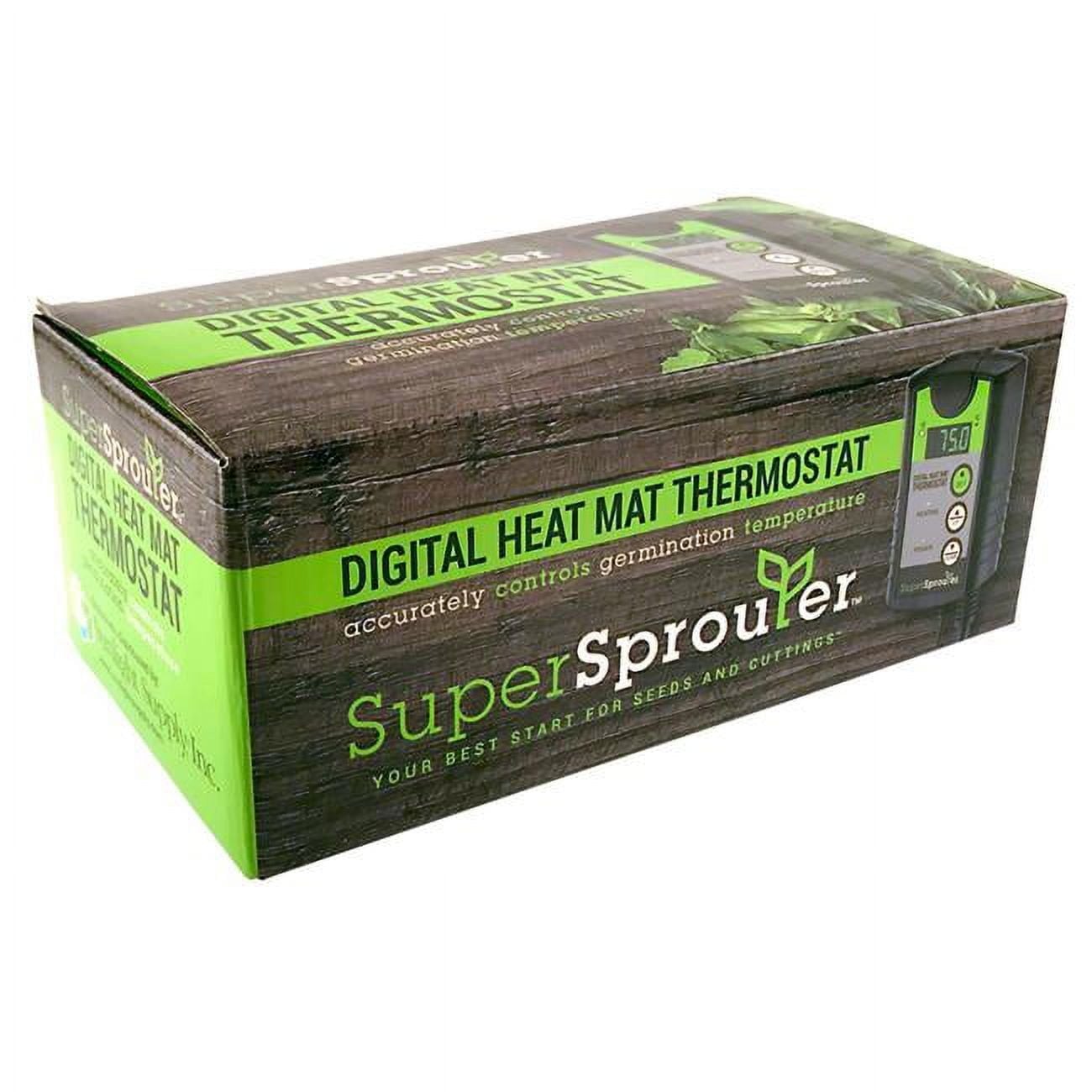 Super Sprouter Digital Thermostat Heat Mat for Seedlings