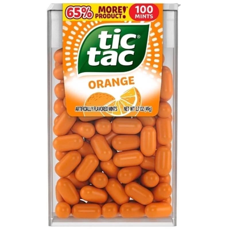 Tic Tac Orange Flavored Mints 49g