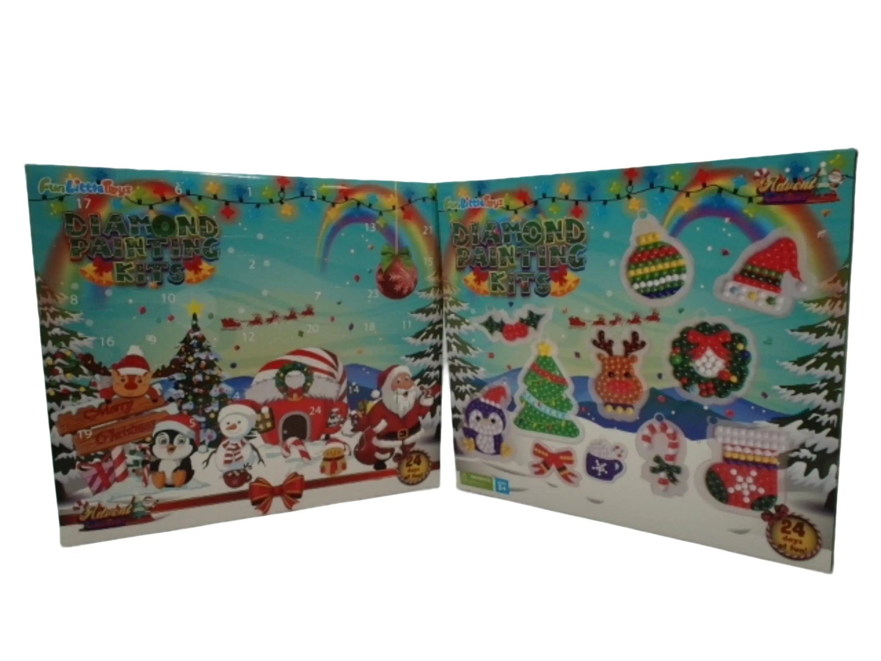 Advent Calendar Diamond Painting Kits 24 Days (ENDCAP) KWDC