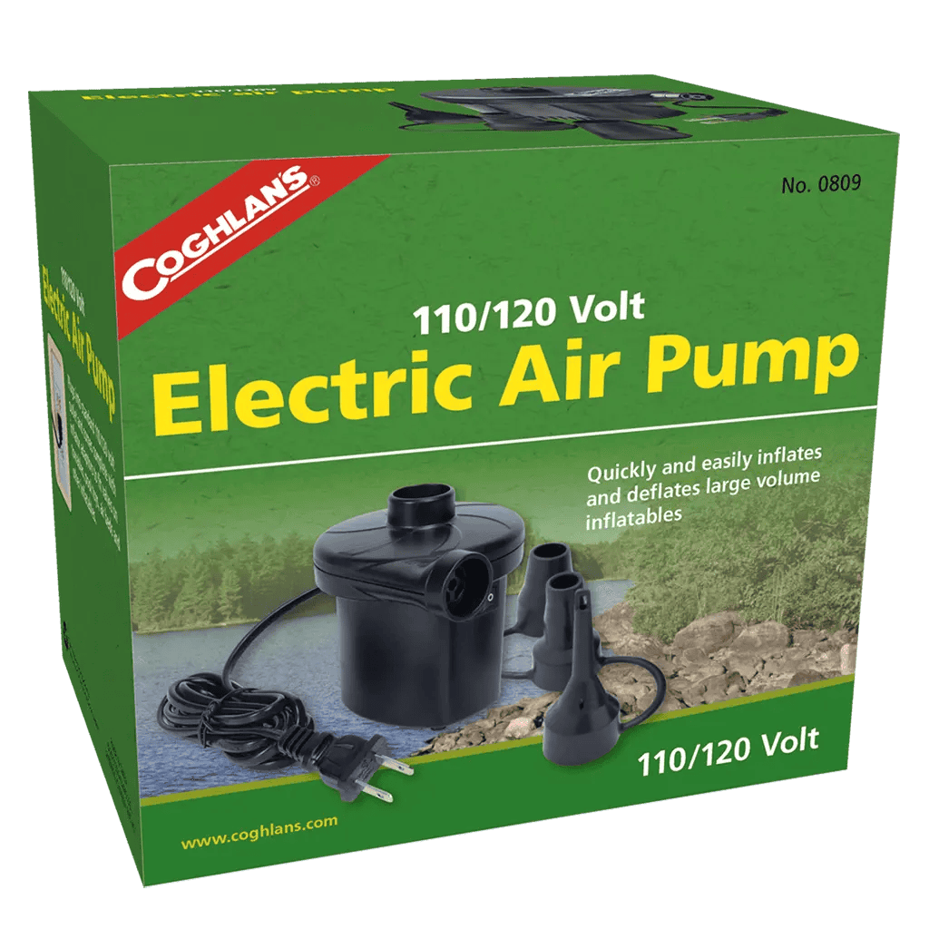 Air pump electric for large volume inflatables Coghlans LTD